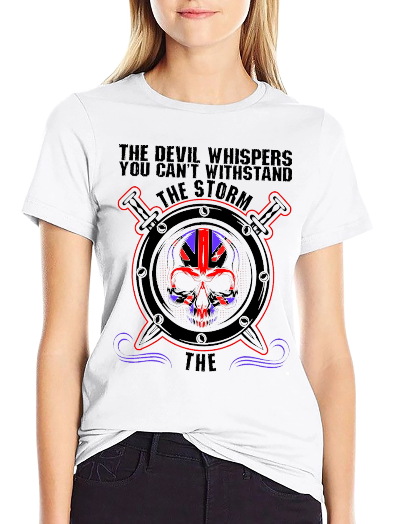 Devils Whisper Storm Graphic T-Shirt