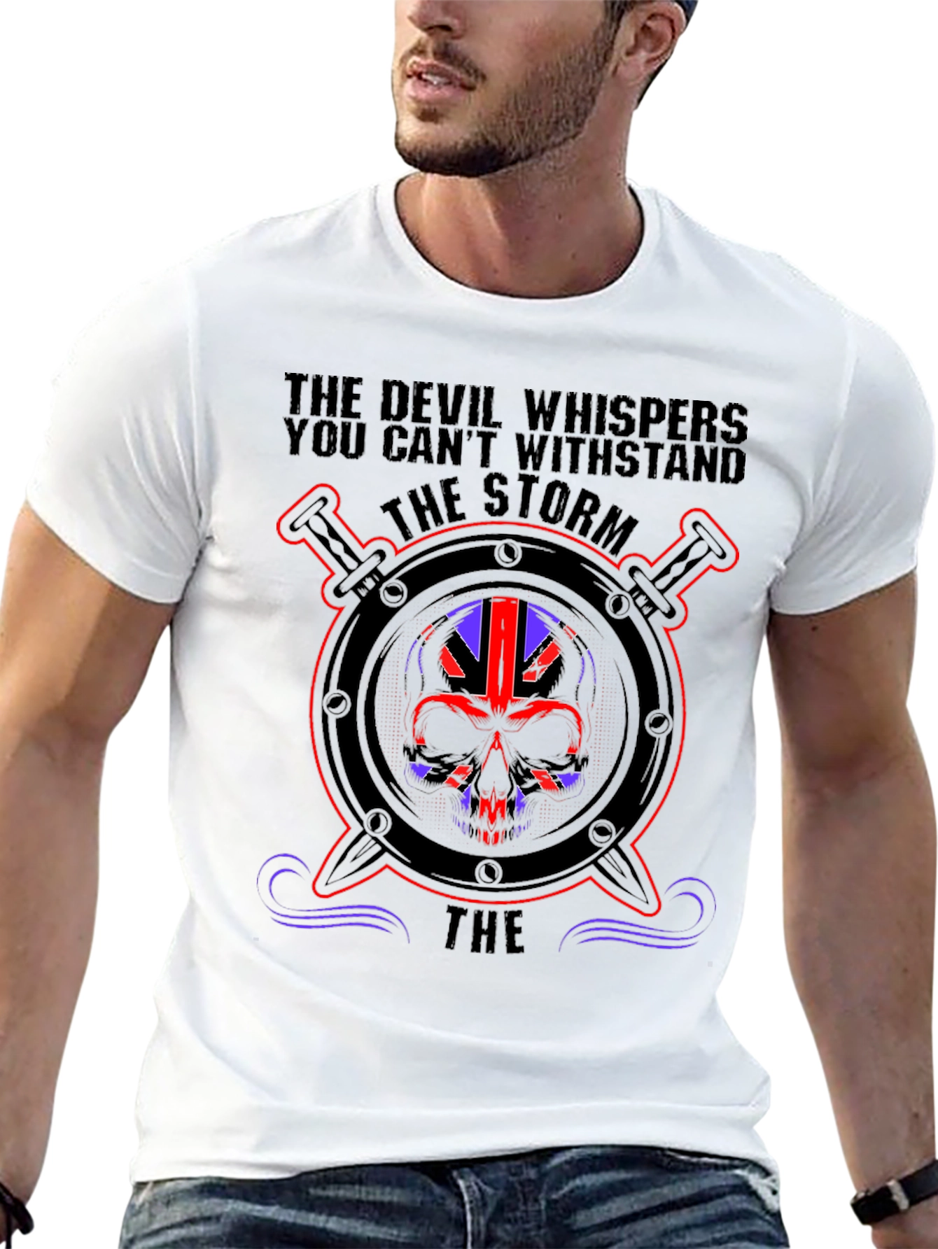 Devils Whisper Storm Graphic T-Shirt