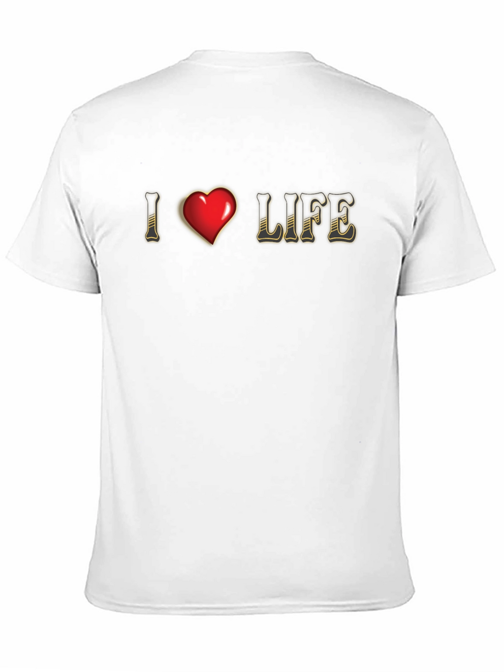 I Heart Life Graphic Tee - Stylish Comfort