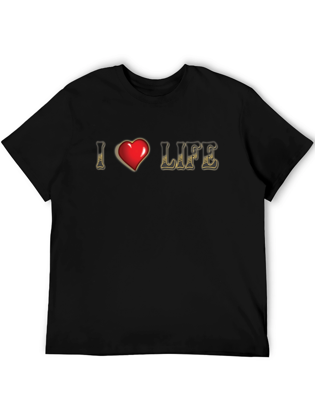 I Heart Life Graphic Tee - Stylish Comfort