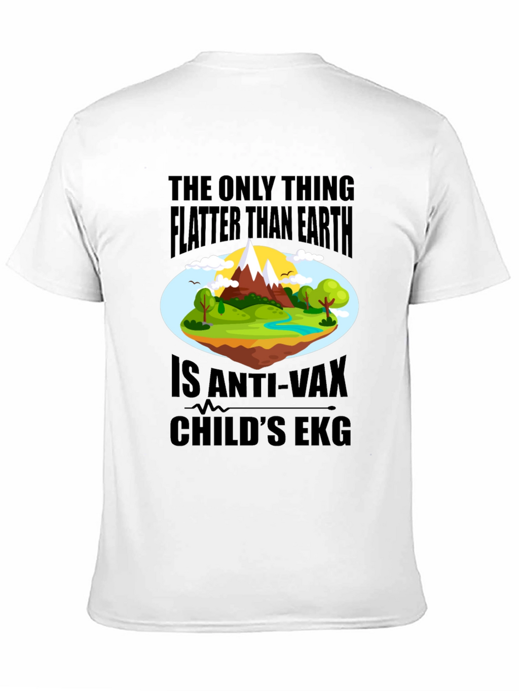 Anti-Vax Childs EKG T-Shirt