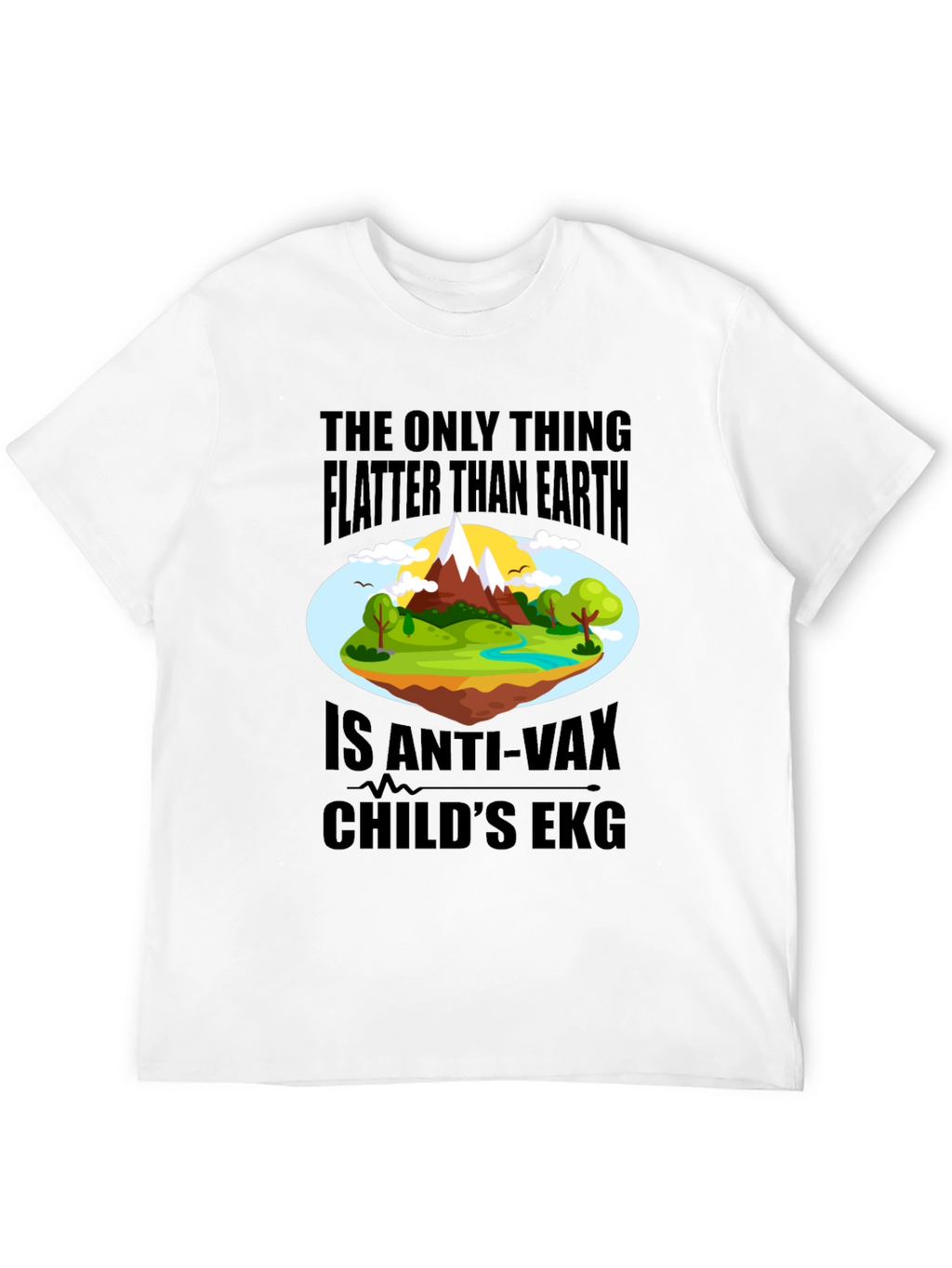 Anti-Vax Childs EKG T-Shirt