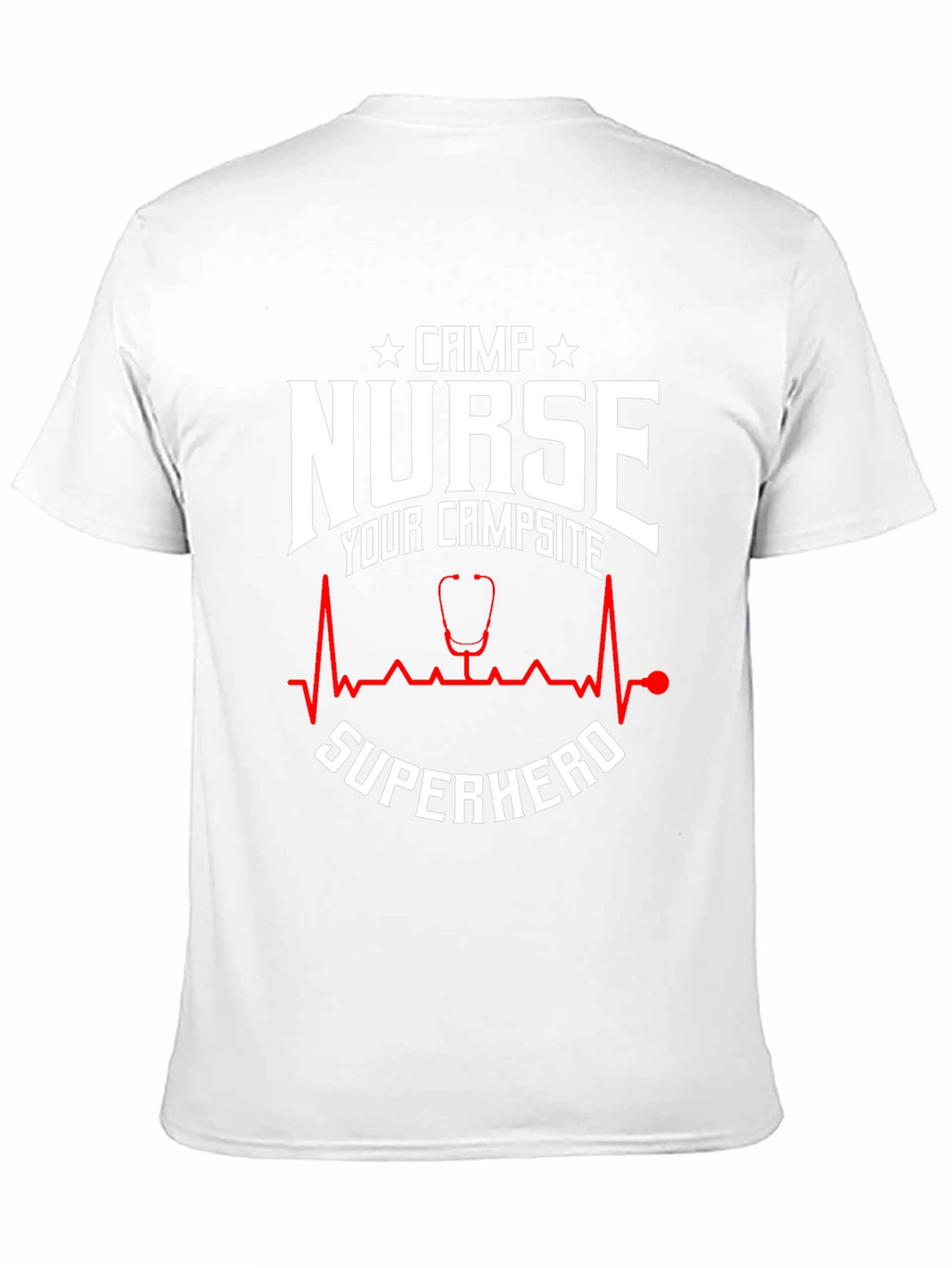 Camp Nurse Superhero Graphic T-Shirt
