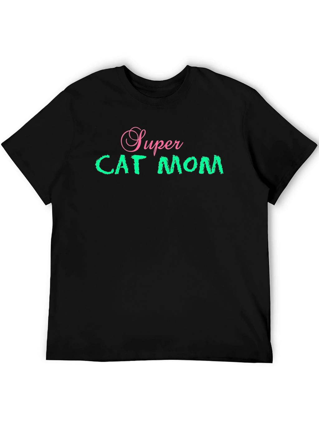 Super Cat Mom Graphic T-Shirt