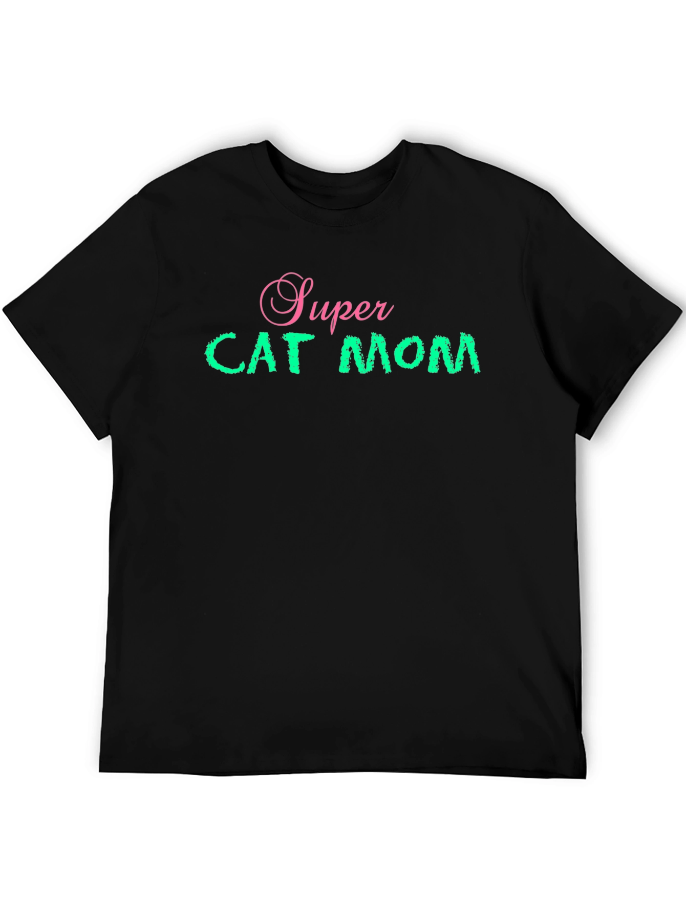 Super Cat Mom Graphic T-Shirt