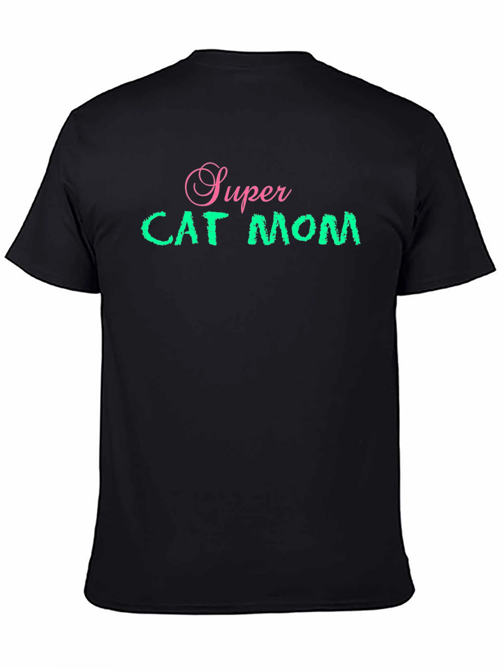 Super Cat Mom Graphic T-Shirt