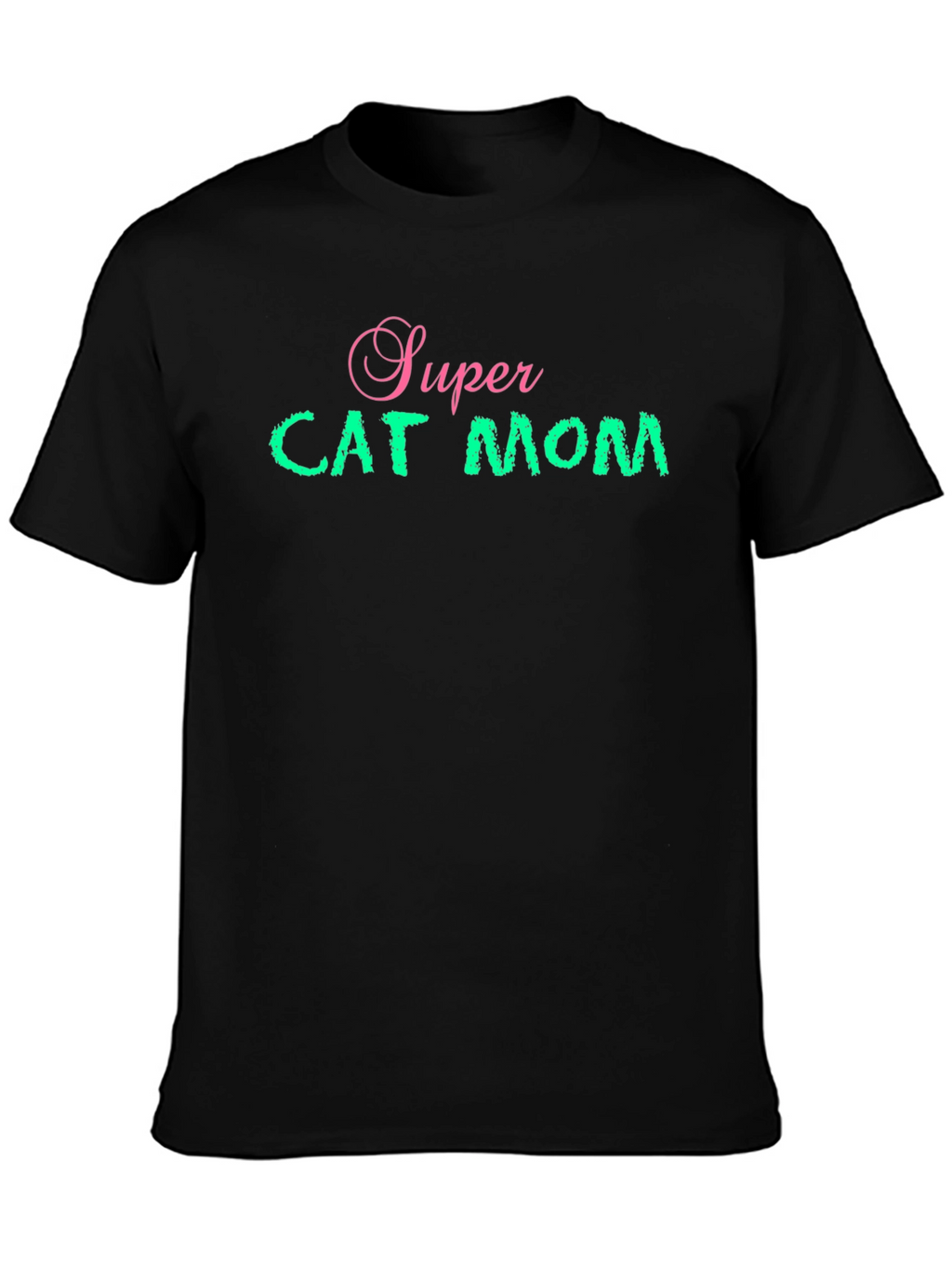 Super Cat Mom Graphic T-Shirt