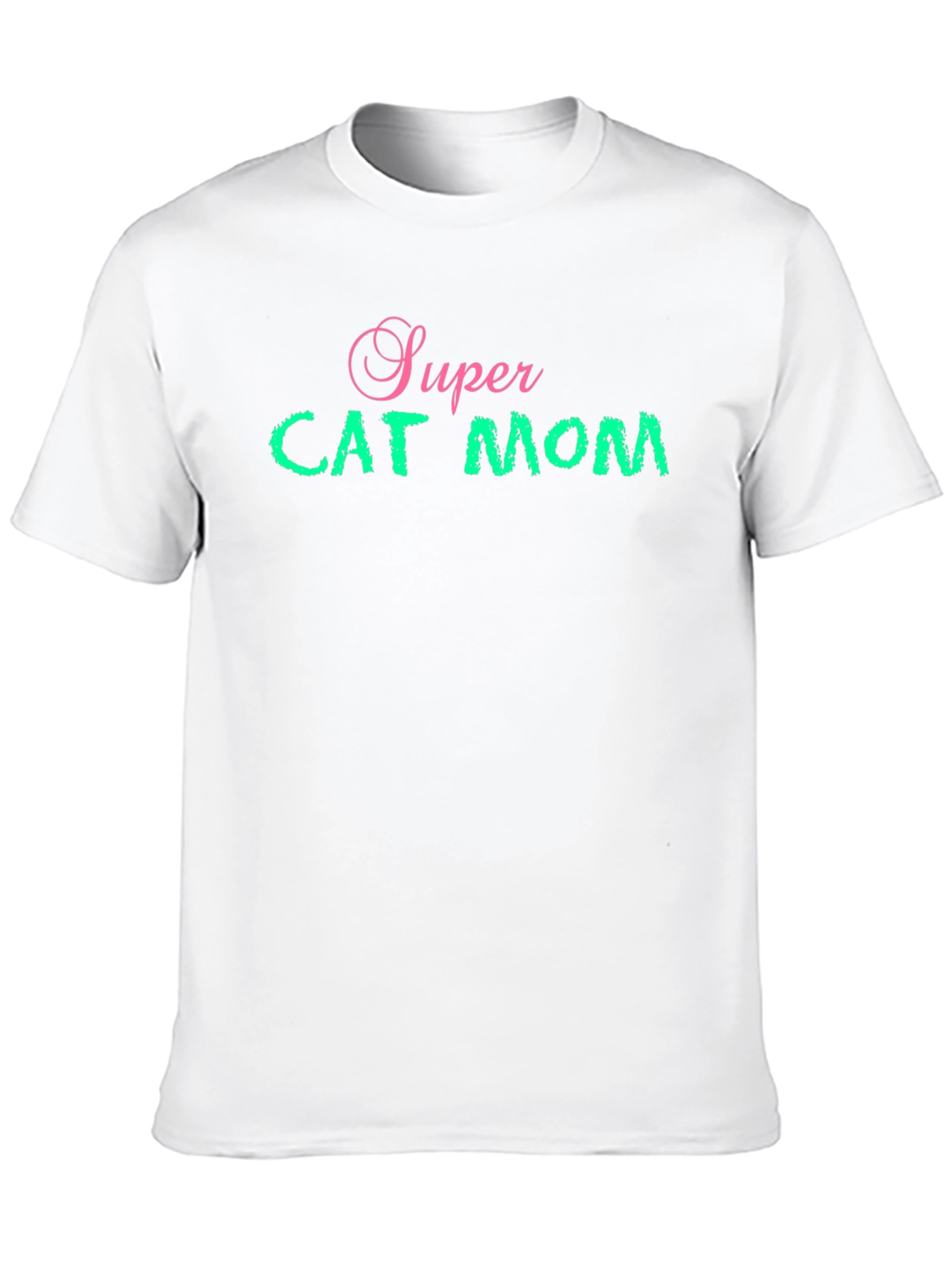 Super Cat Mom Graphic T-Shirt