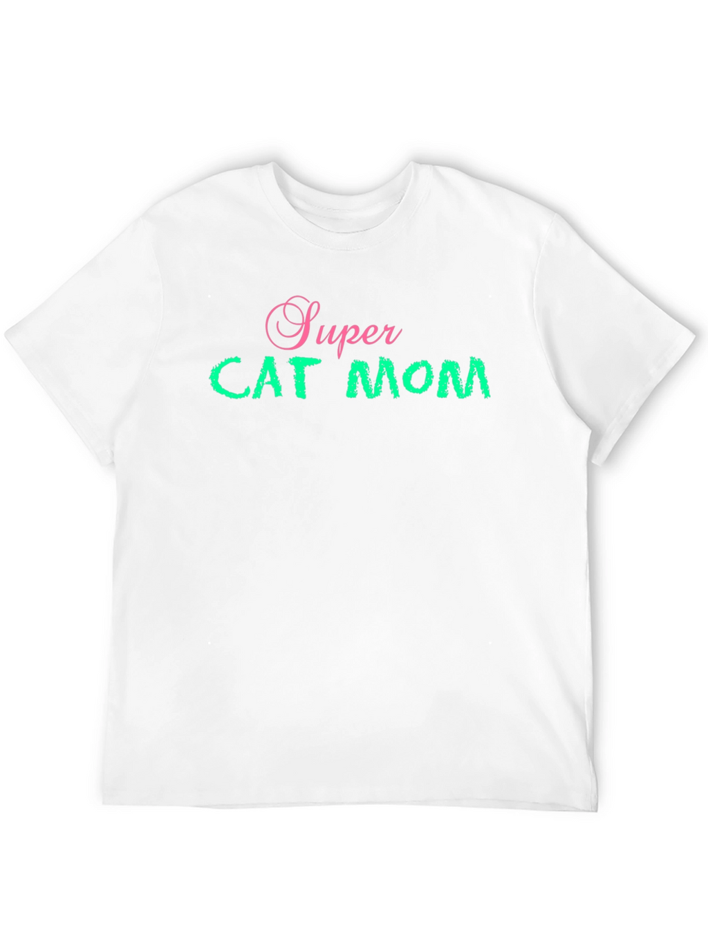 Super Cat Mom Graphic T-Shirt