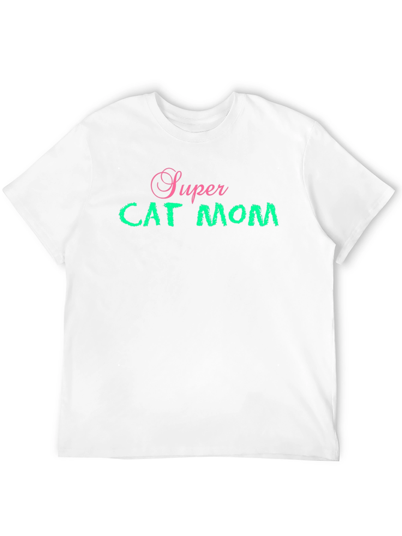 Super Cat Mom Graphic T-Shirt