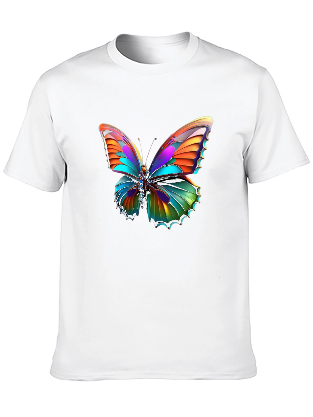 Butterfly Graphic Black T-Shirt
