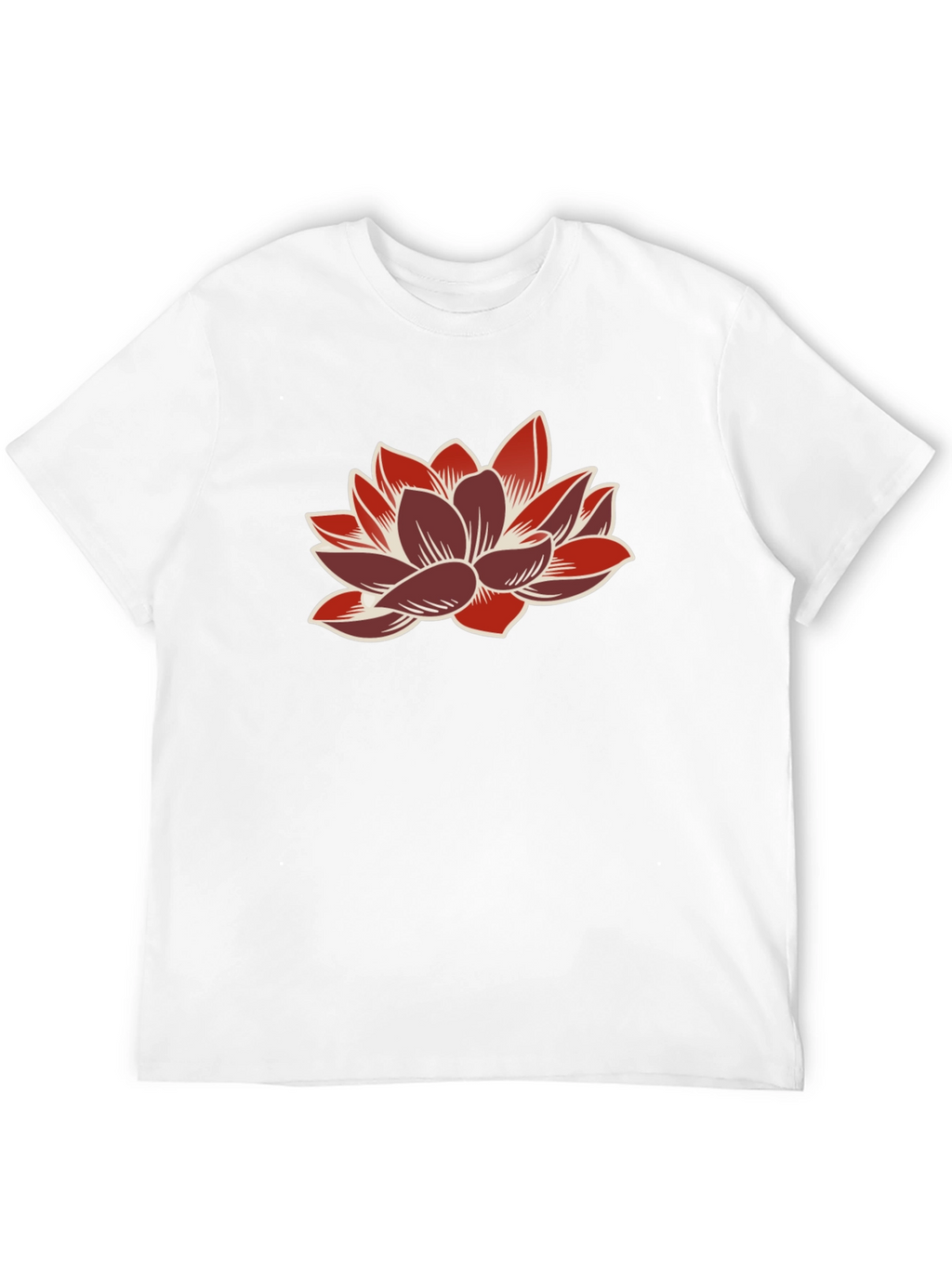 Lotus Flower Graphic Tee - Stylish Casual Wear