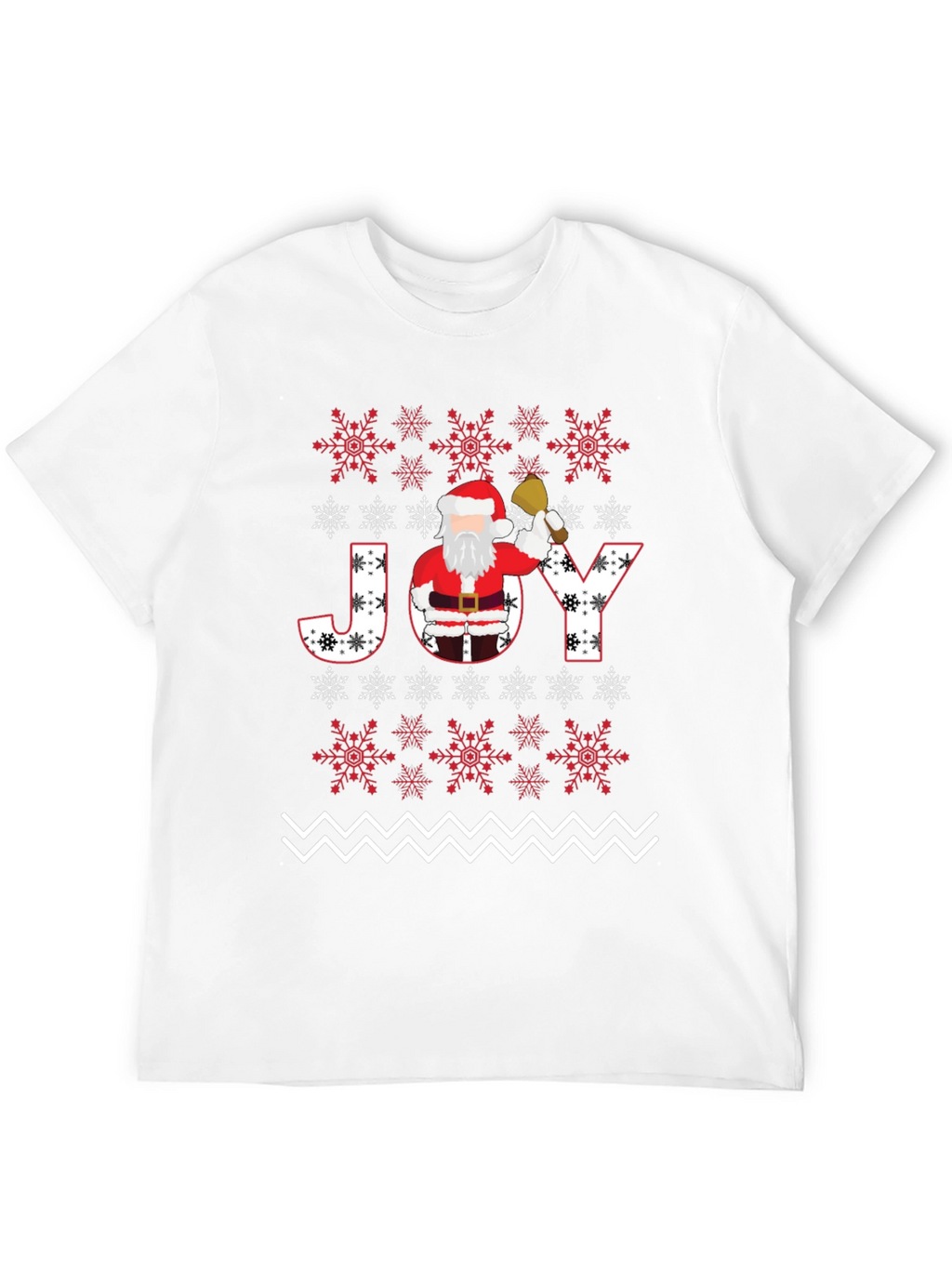 Christmas Joy Santa Graphic Tee