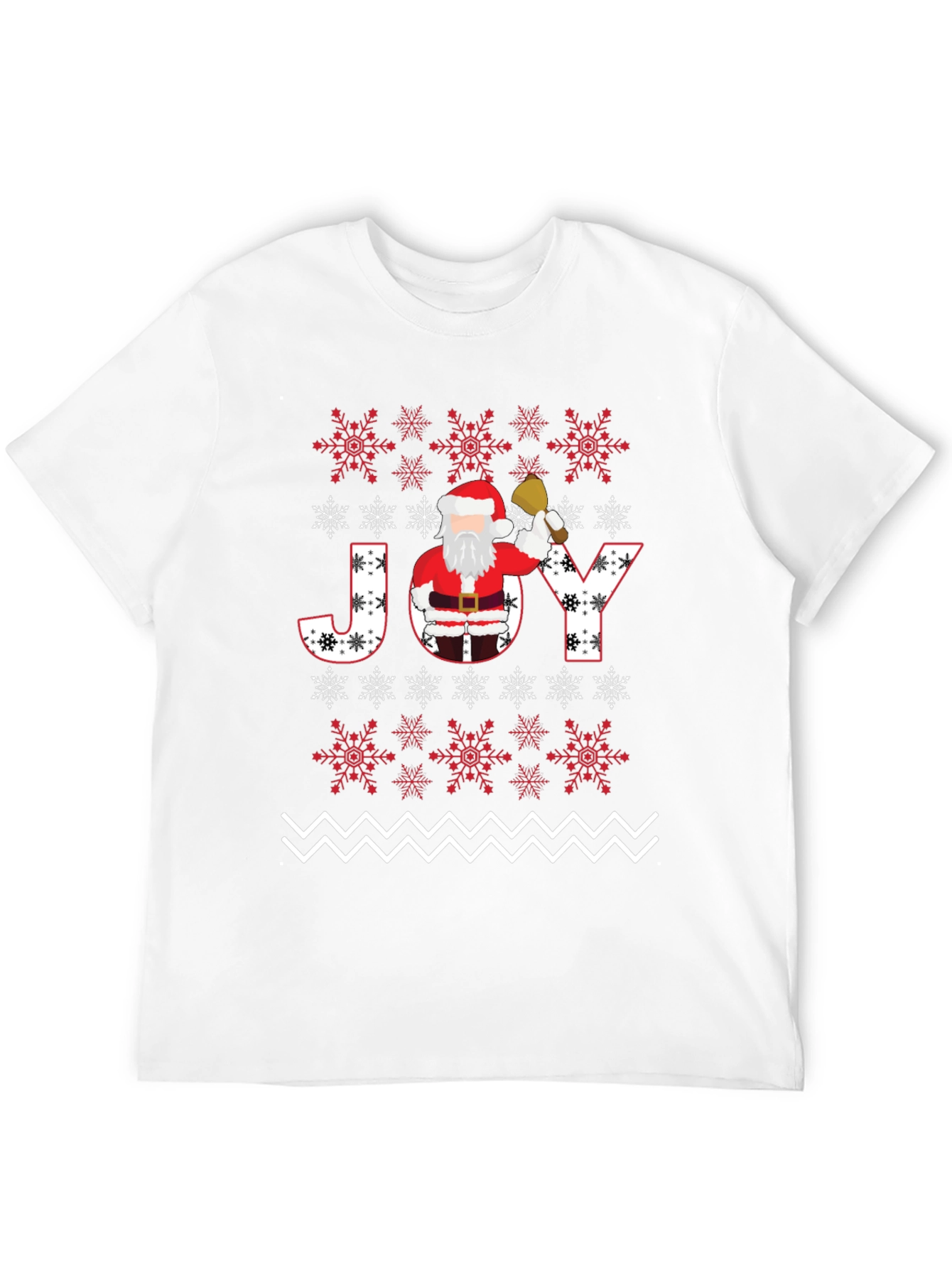 Christmas Joy Santa Graphic Tee