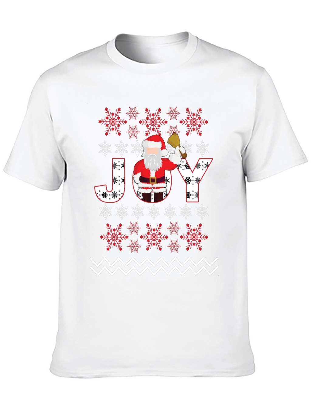 Christmas Joy Santa Graphic Tee