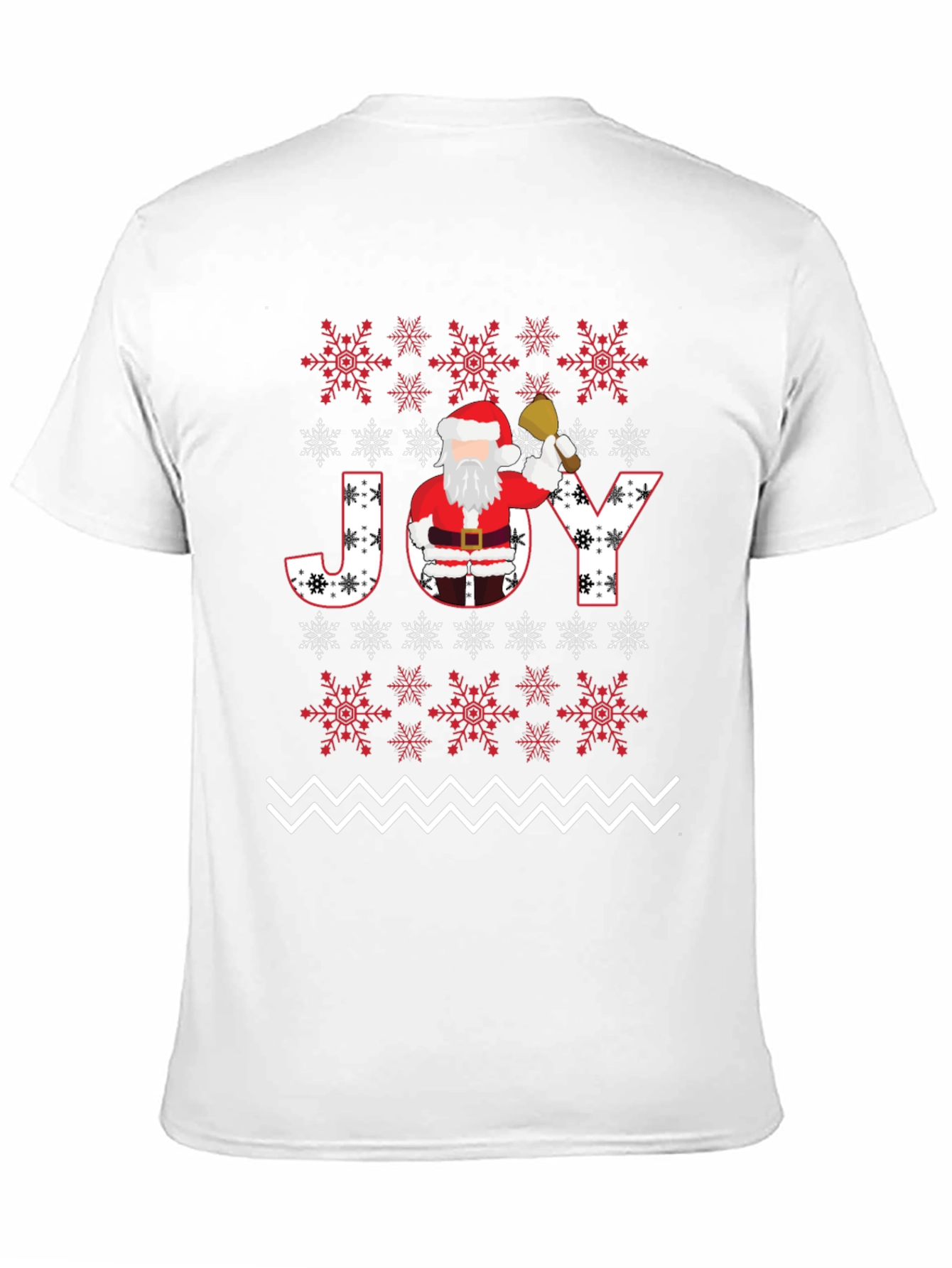 Christmas Joy Santa Graphic Tee