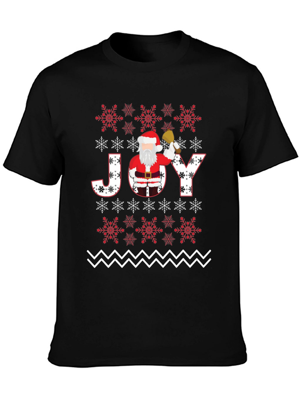 Christmas Joy Santa Graphic Tee