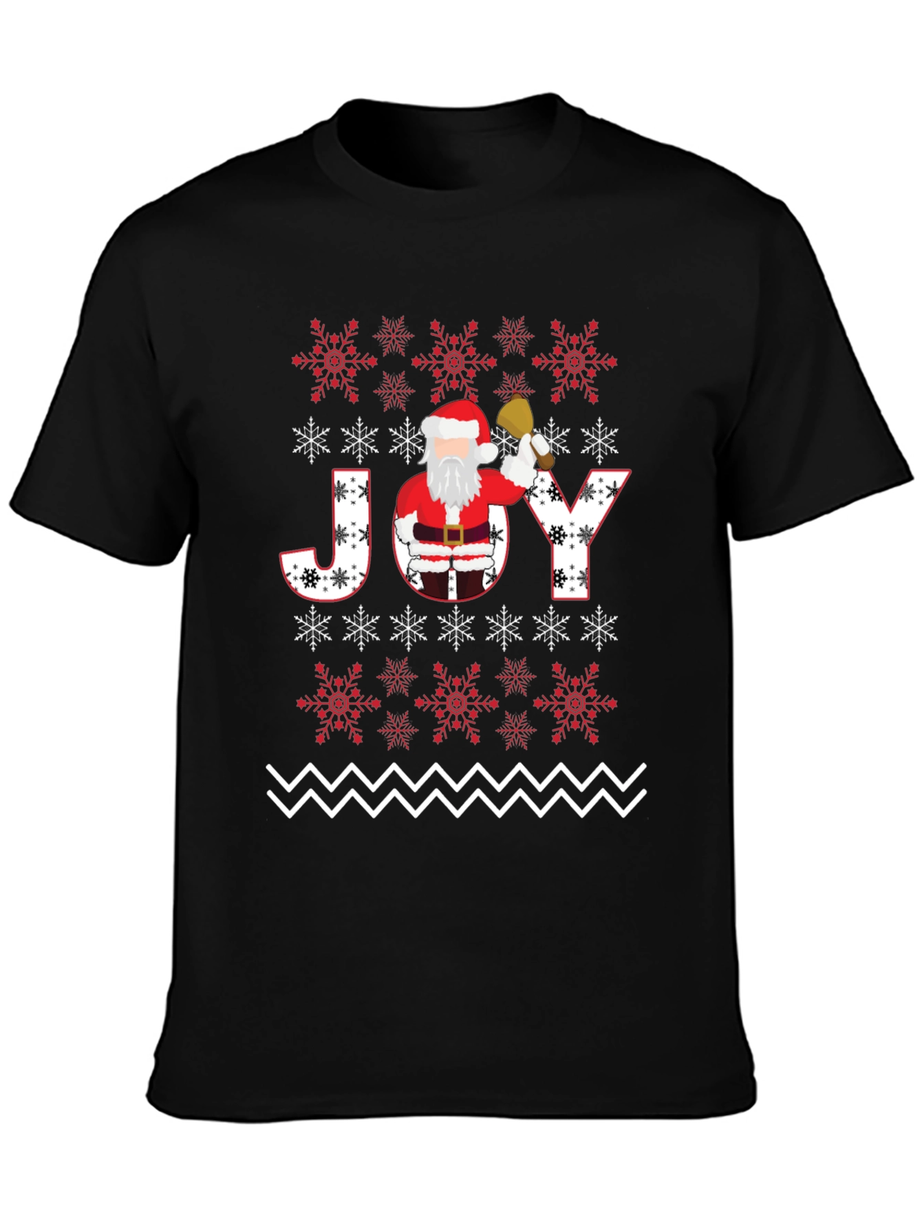 Christmas Joy Santa Graphic Tee