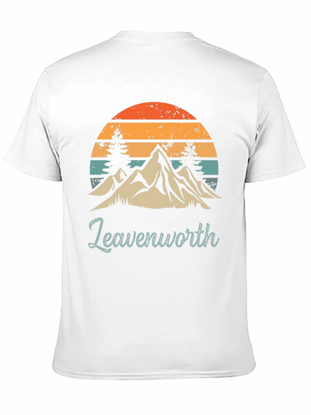 Leavenworth Mountain Sunset Graphic Tee