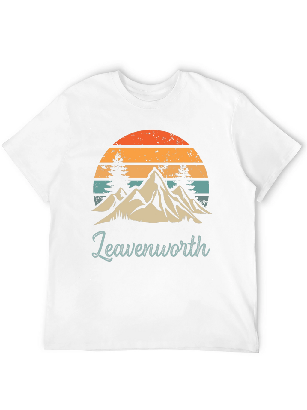 Leavenworth Mountain Sunset Graphic Tee