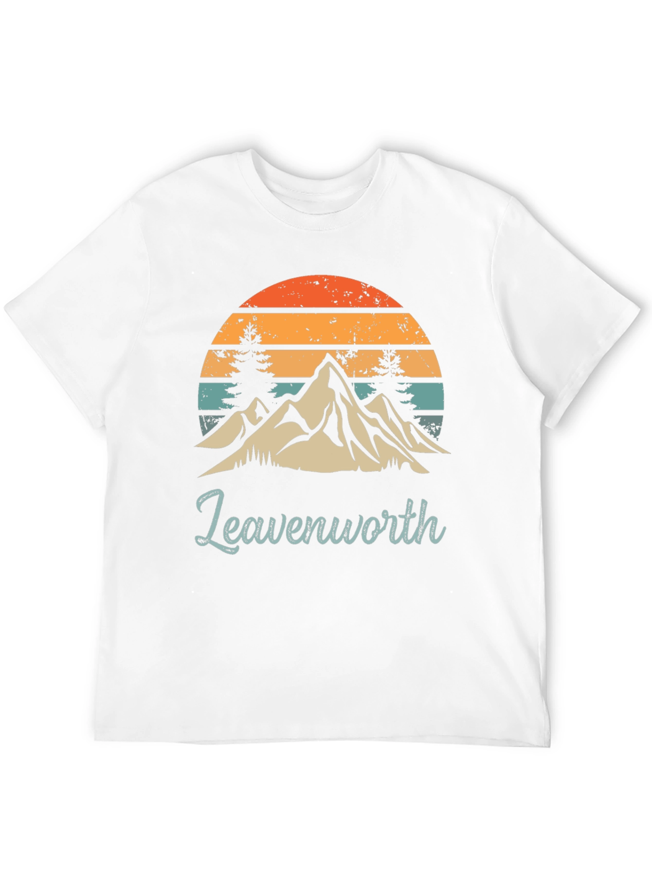 Leavenworth Mountain Sunset Graphic Tee