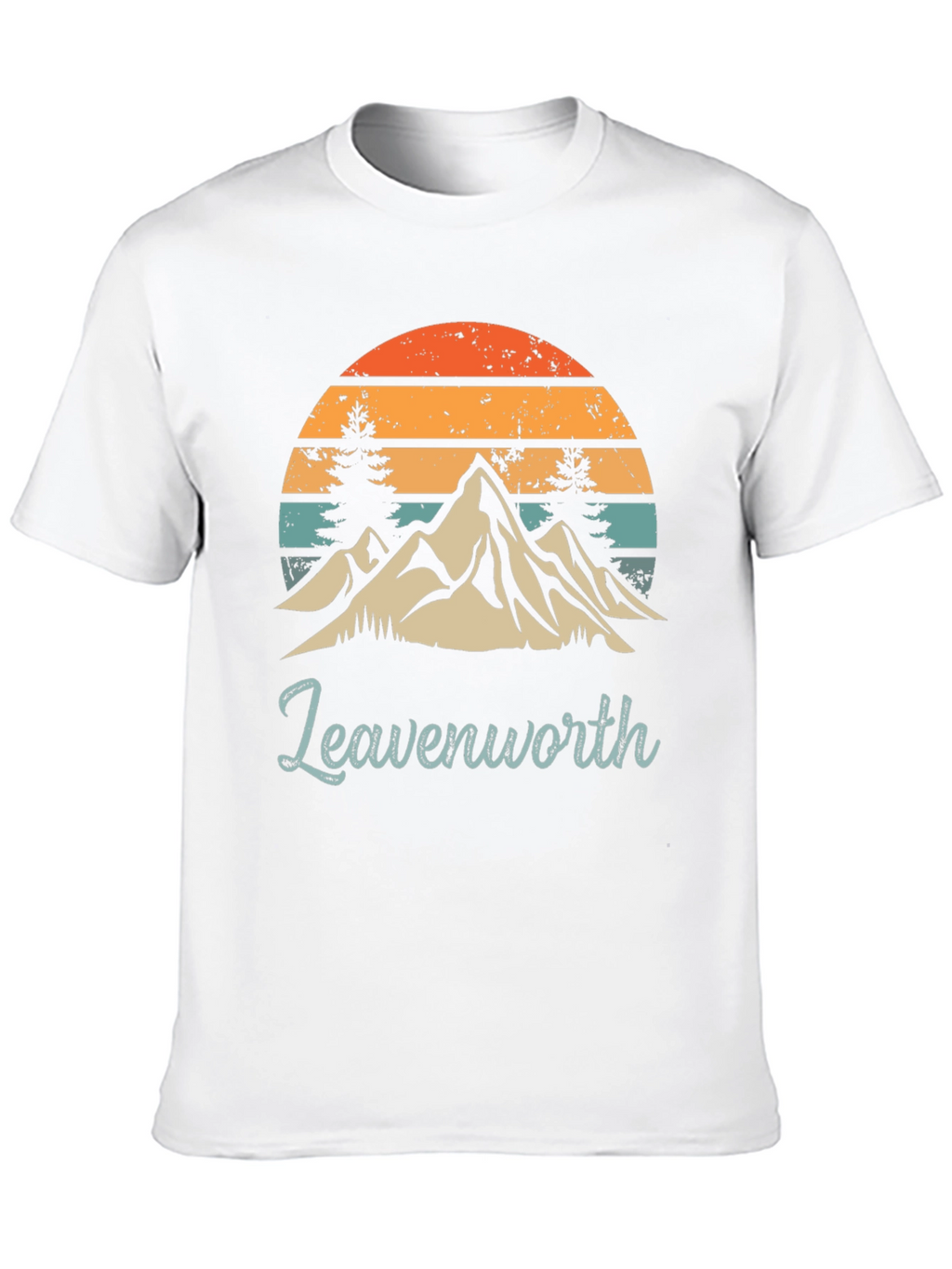 Leavenworth Mountain Sunset Graphic Tee