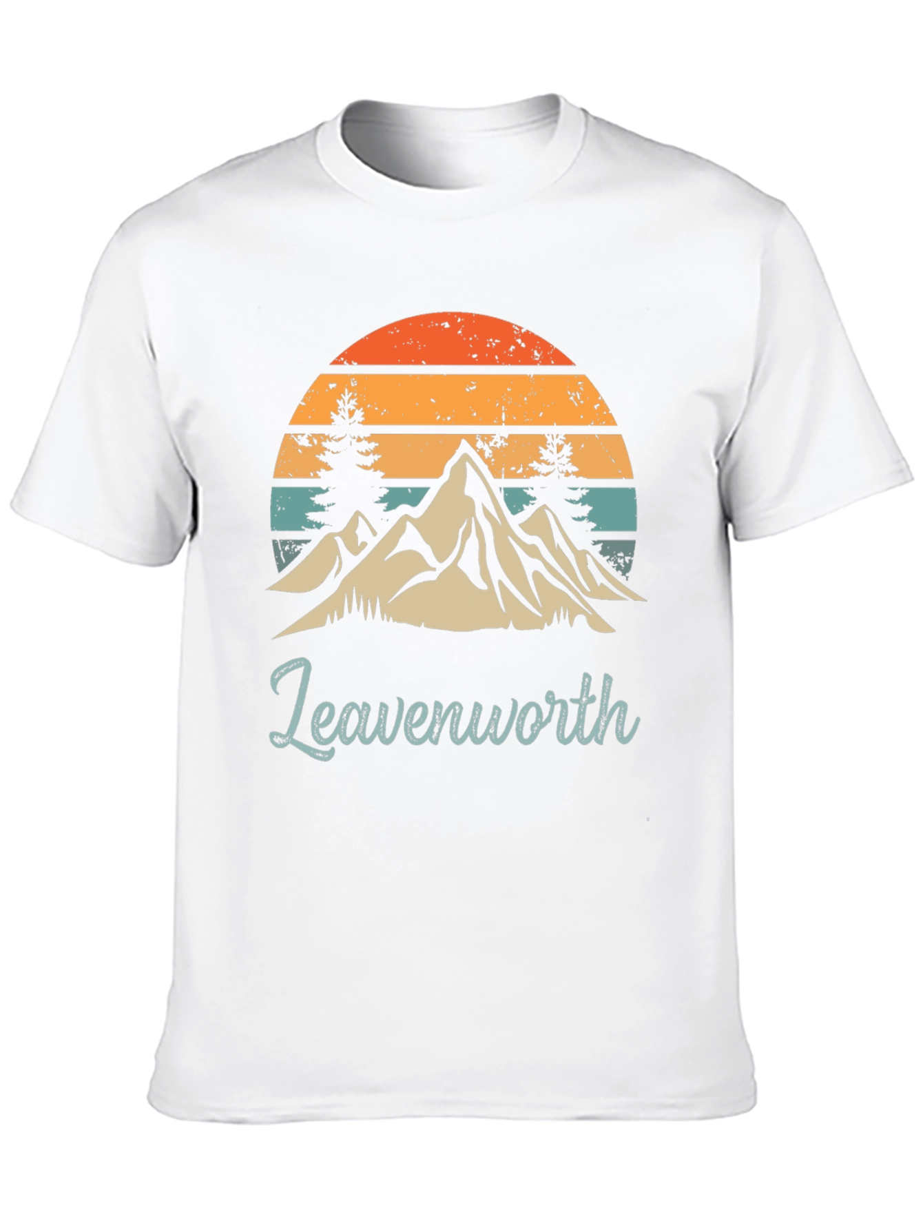 Leavenworth Mountain Sunset Graphic Tee