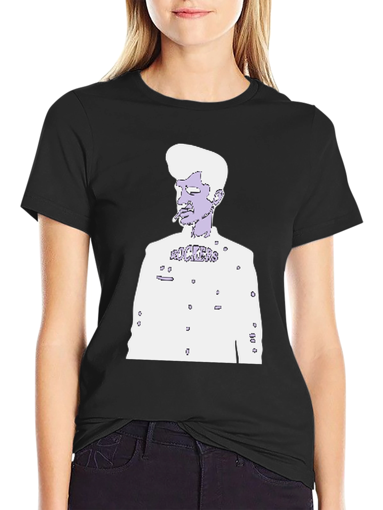 Retro Rockers Graphic Tee - Vintage Style Cotton T-Shirt