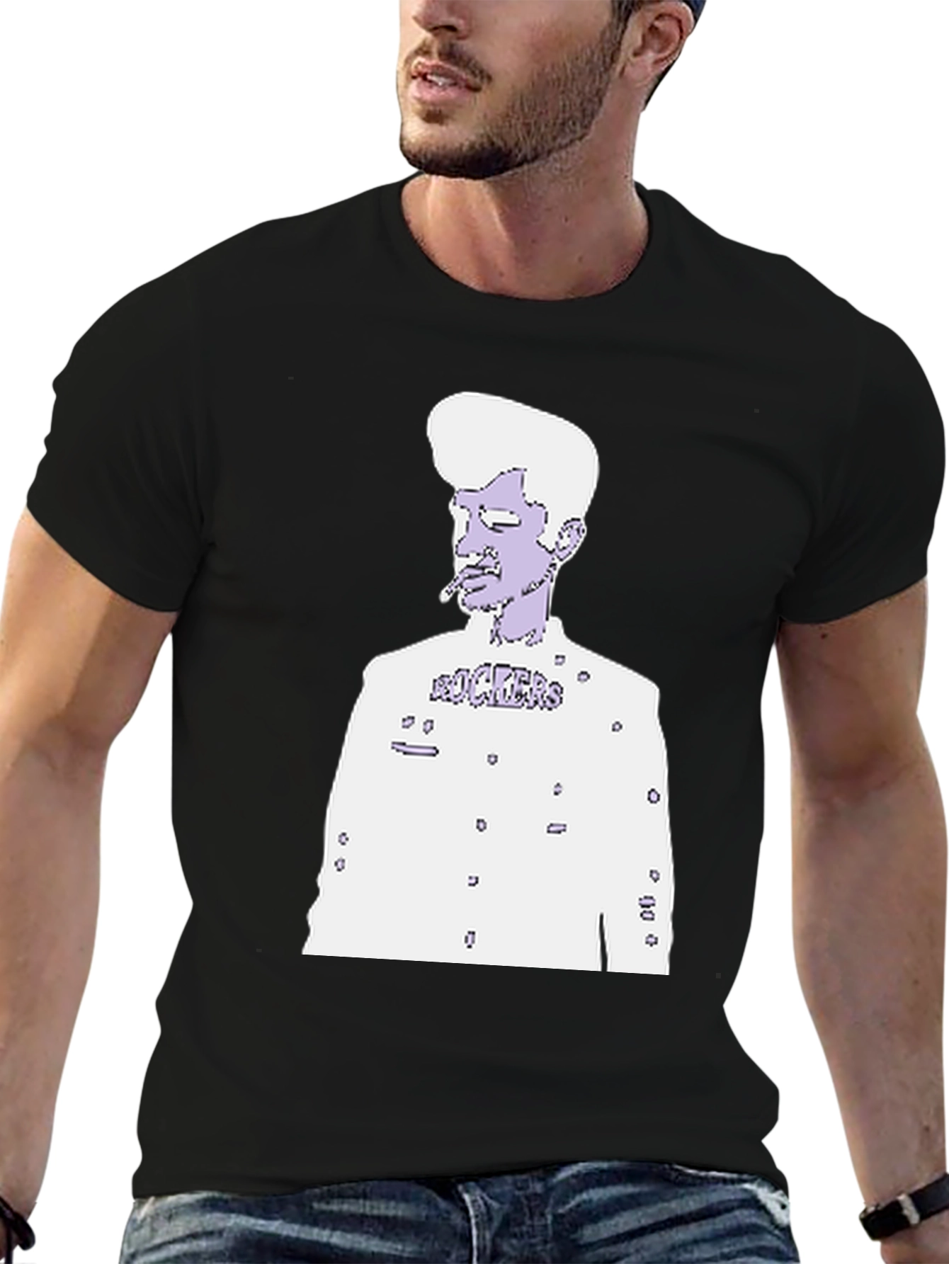 Retro Rockers Graphic Tee - Vintage Style Cotton T-Shirt