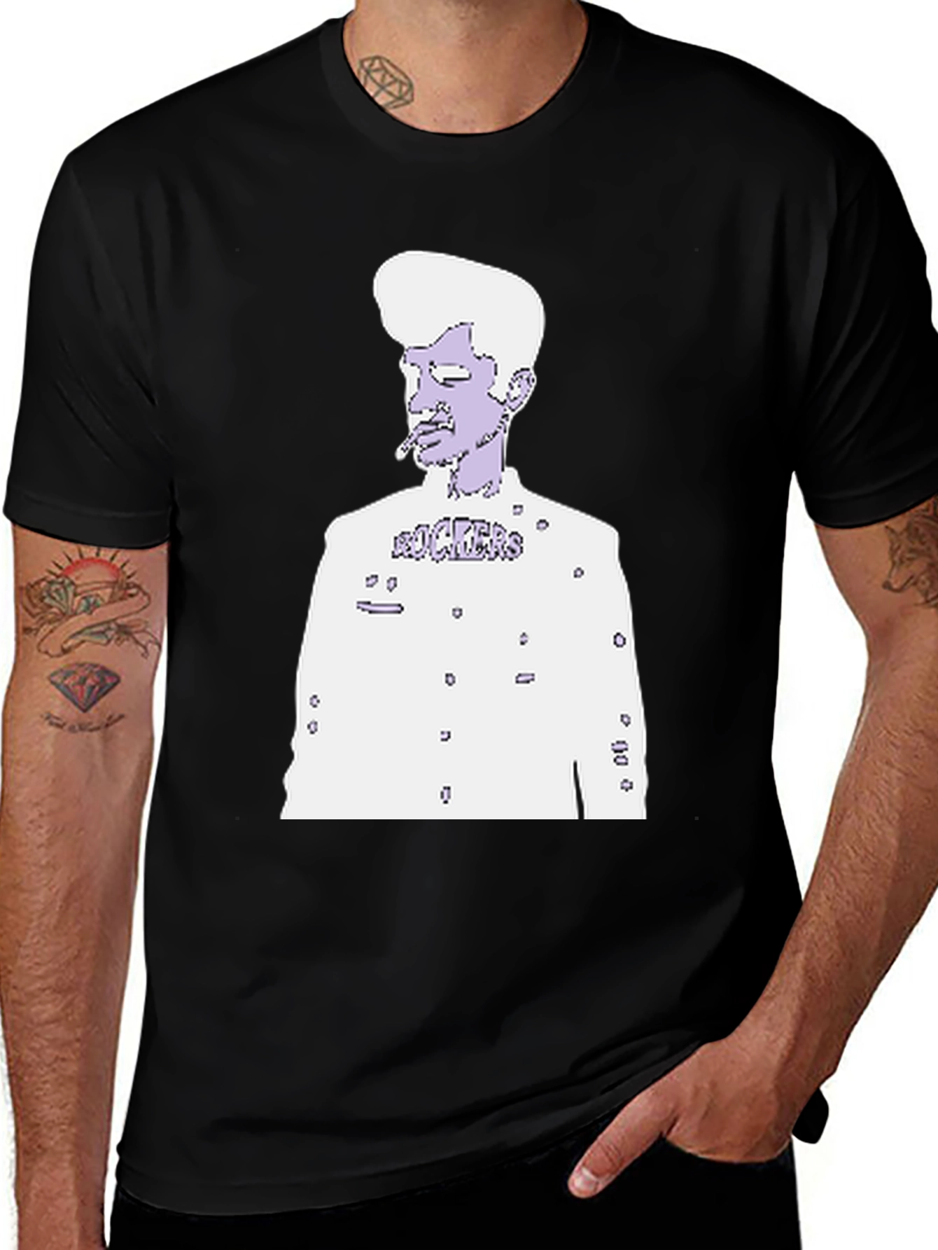 Retro Rockers Graphic Tee - Vintage Style Cotton T-Shirt