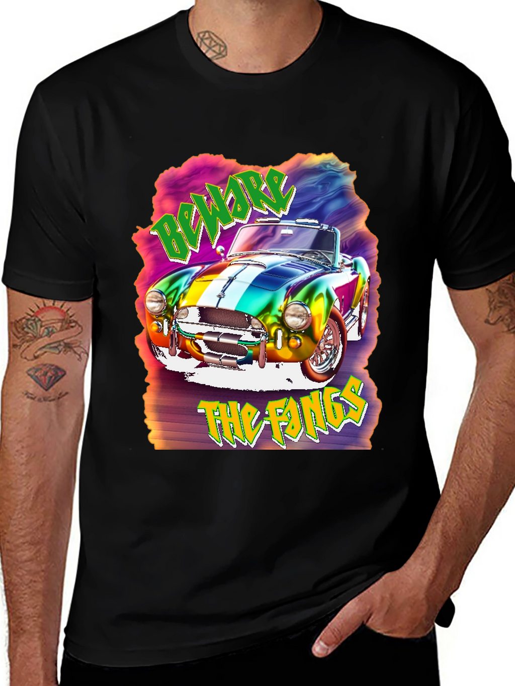 Beware the Fangs Graphic T-Shirt