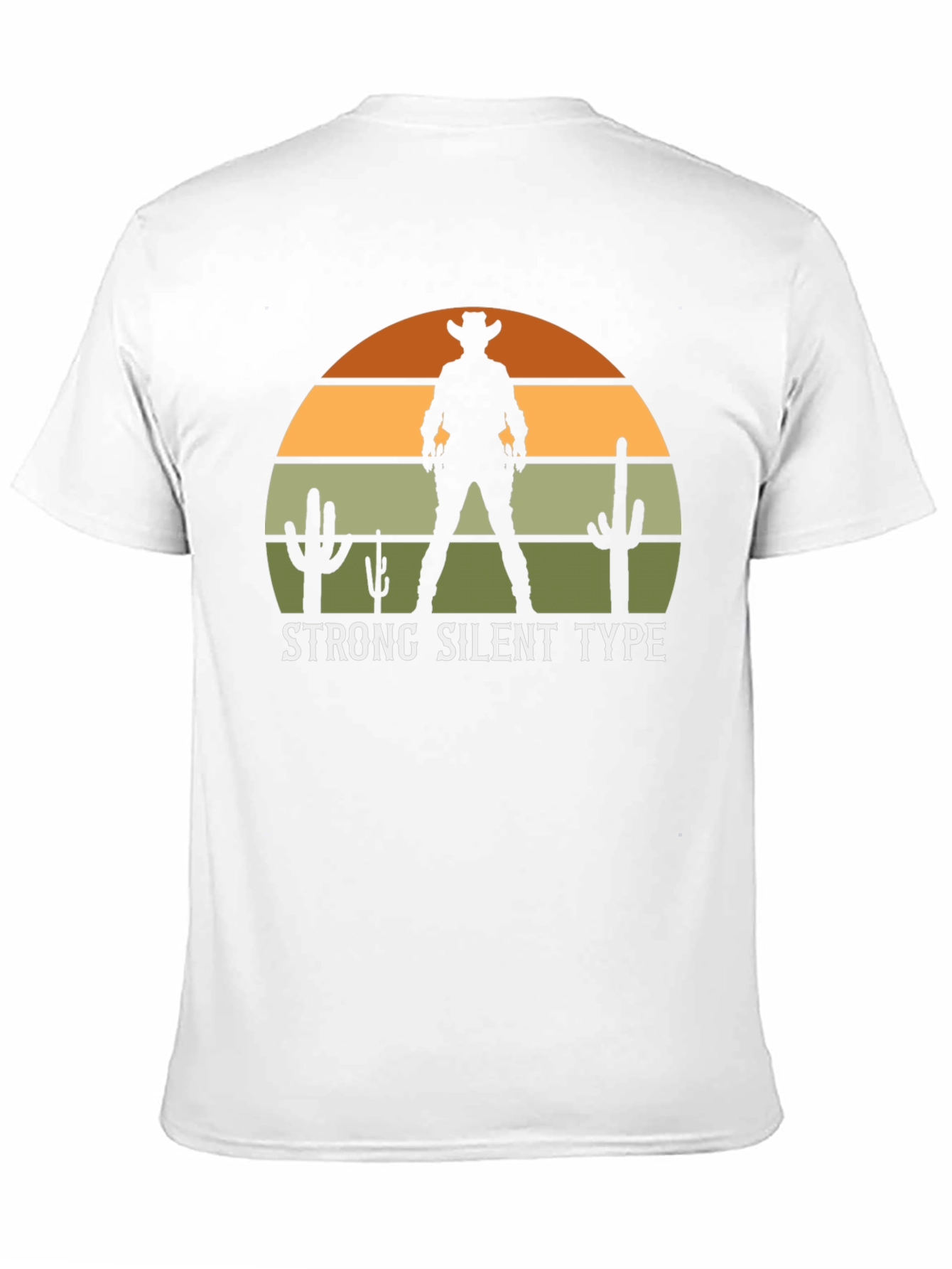 Strong Silent Type Western Sunset Graphic Tee