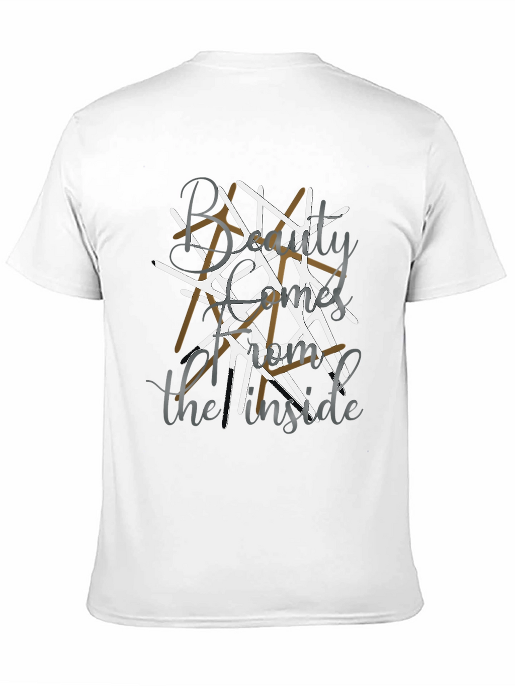 Beauty Comes from the Inside Black Tee