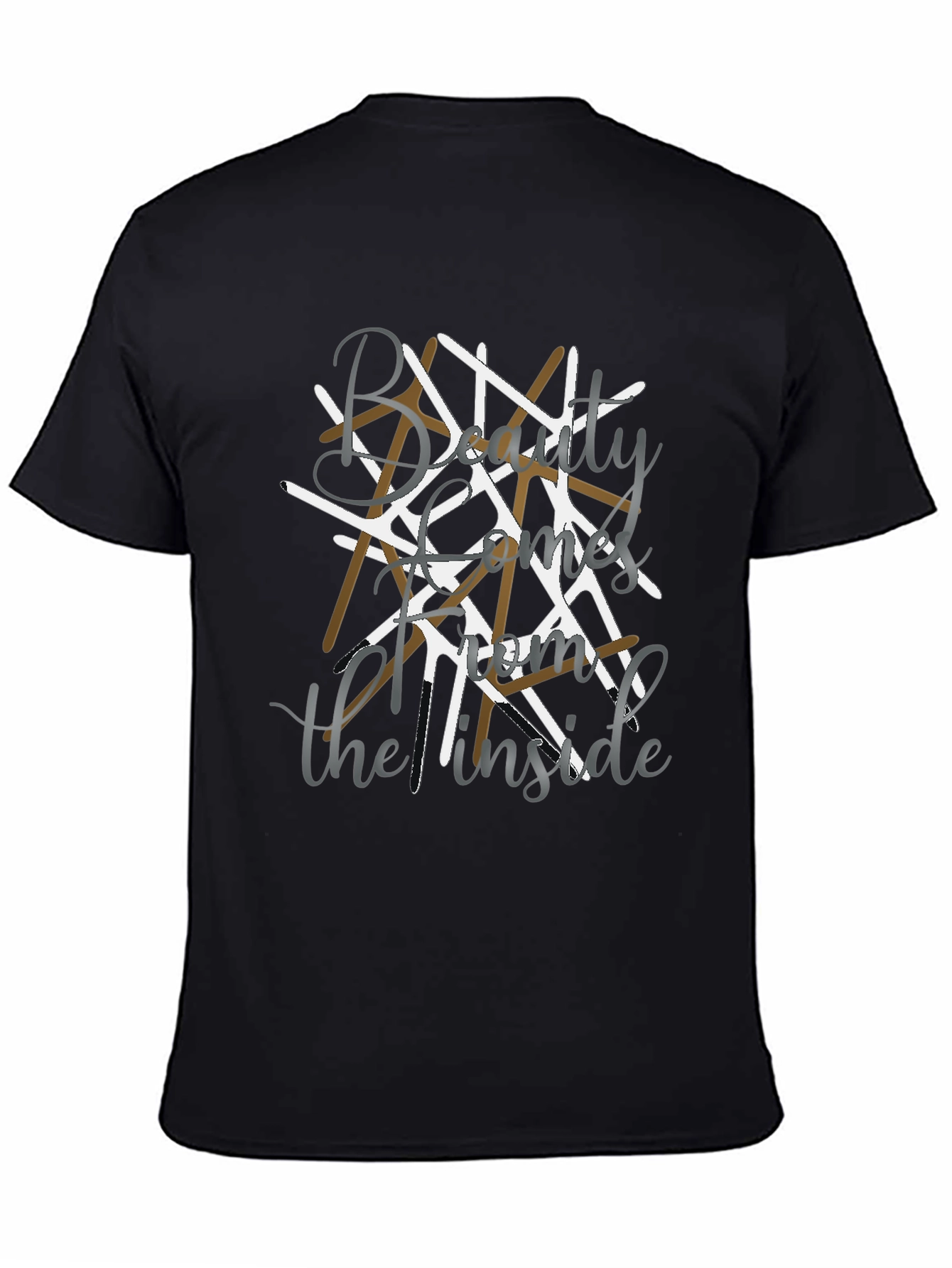Beauty Comes from the Inside Black Tee