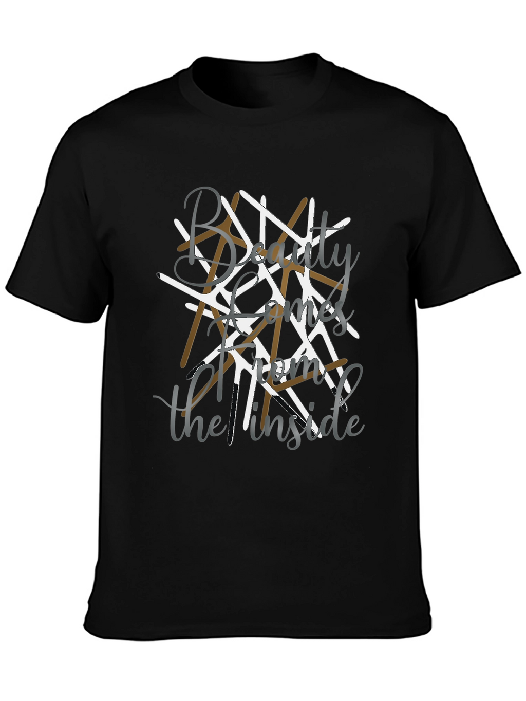 Beauty Comes from the Inside Black Tee