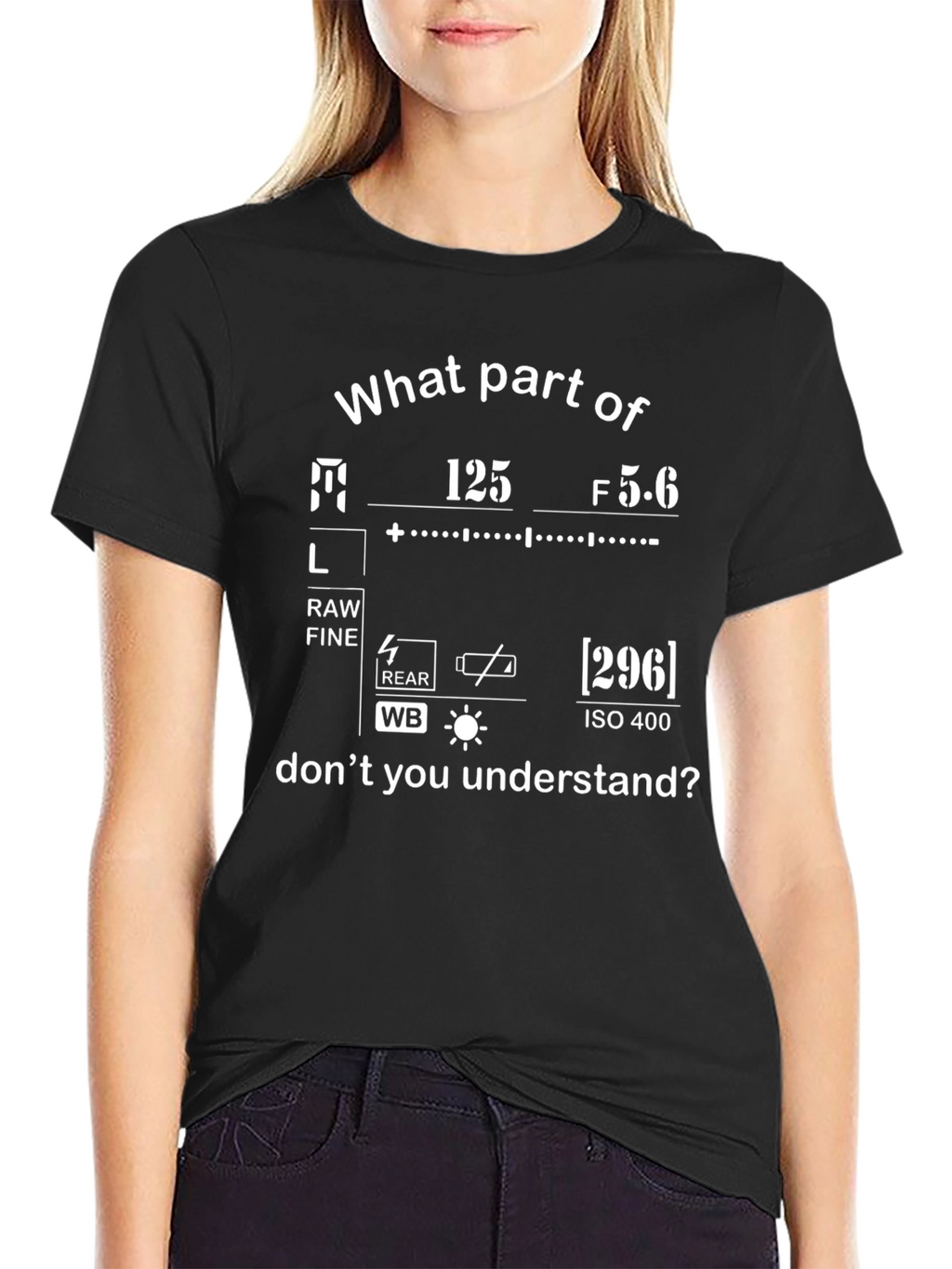 Photographer T-Shirt - Camera Settings Funny Gift Tee