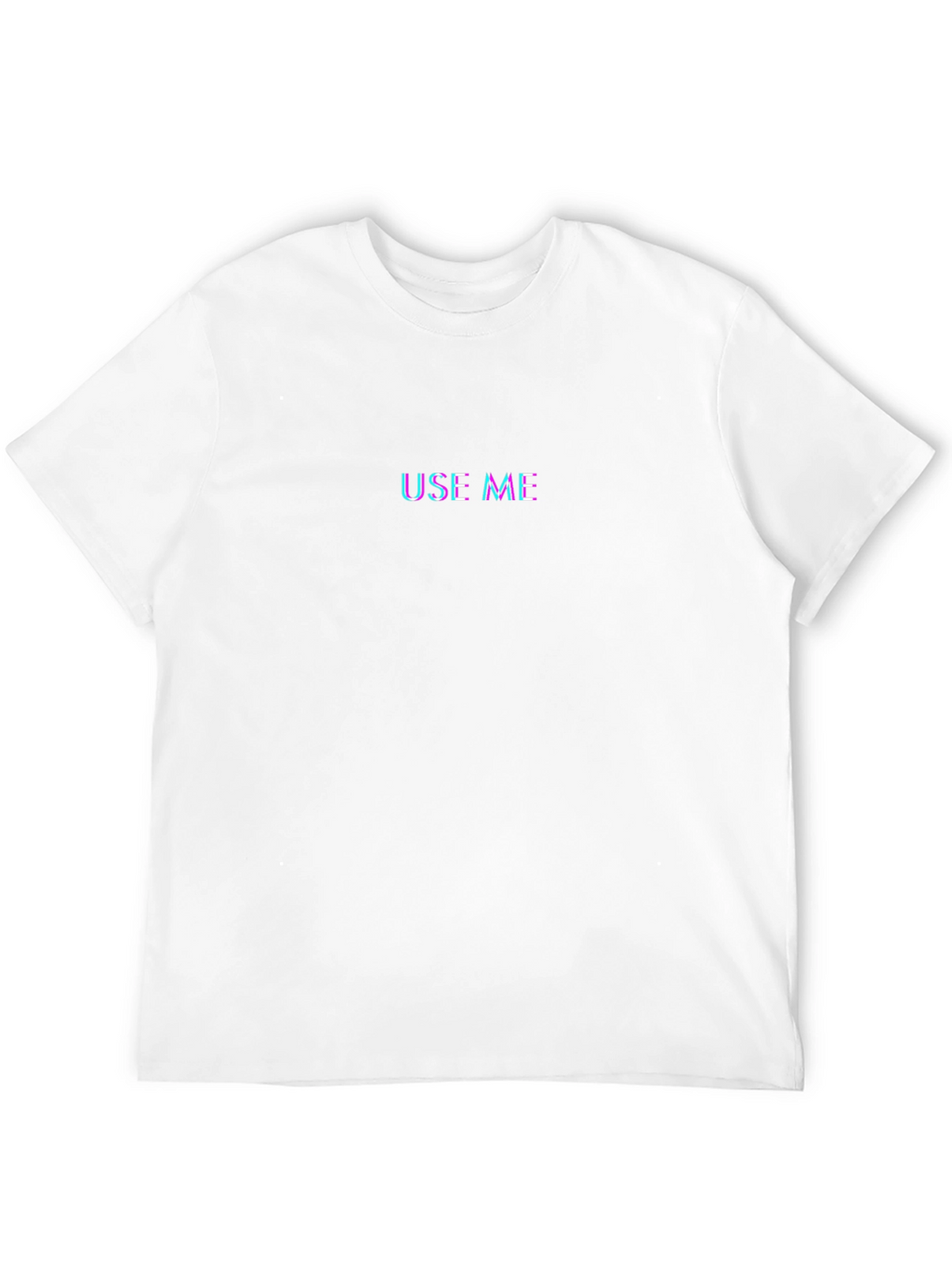 Use Me Glitch T-Shirt - Black Casual Tee