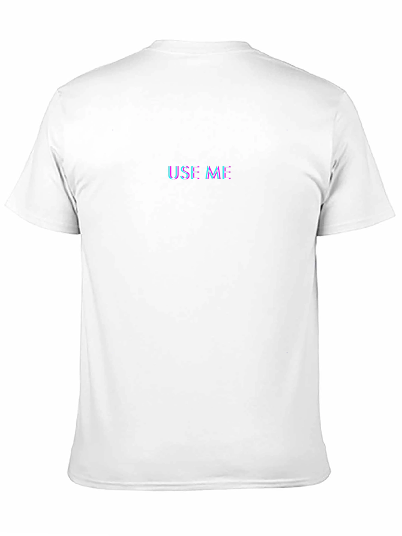 Use Me Glitch T-Shirt - Black Casual Tee