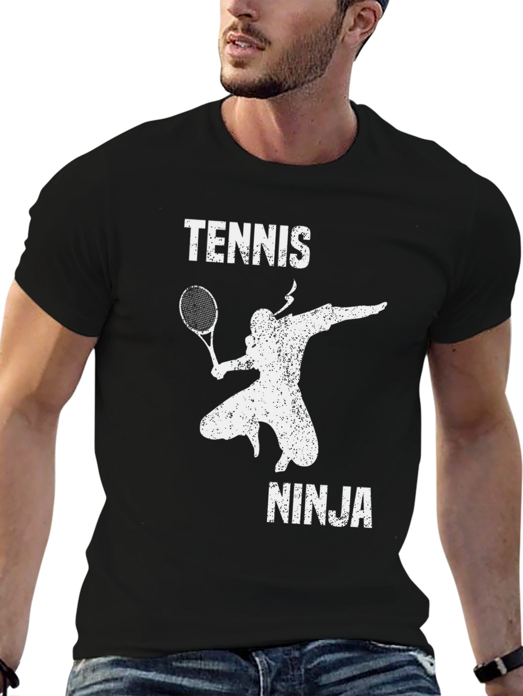 Tennis Ninja Graphic T-Shirt