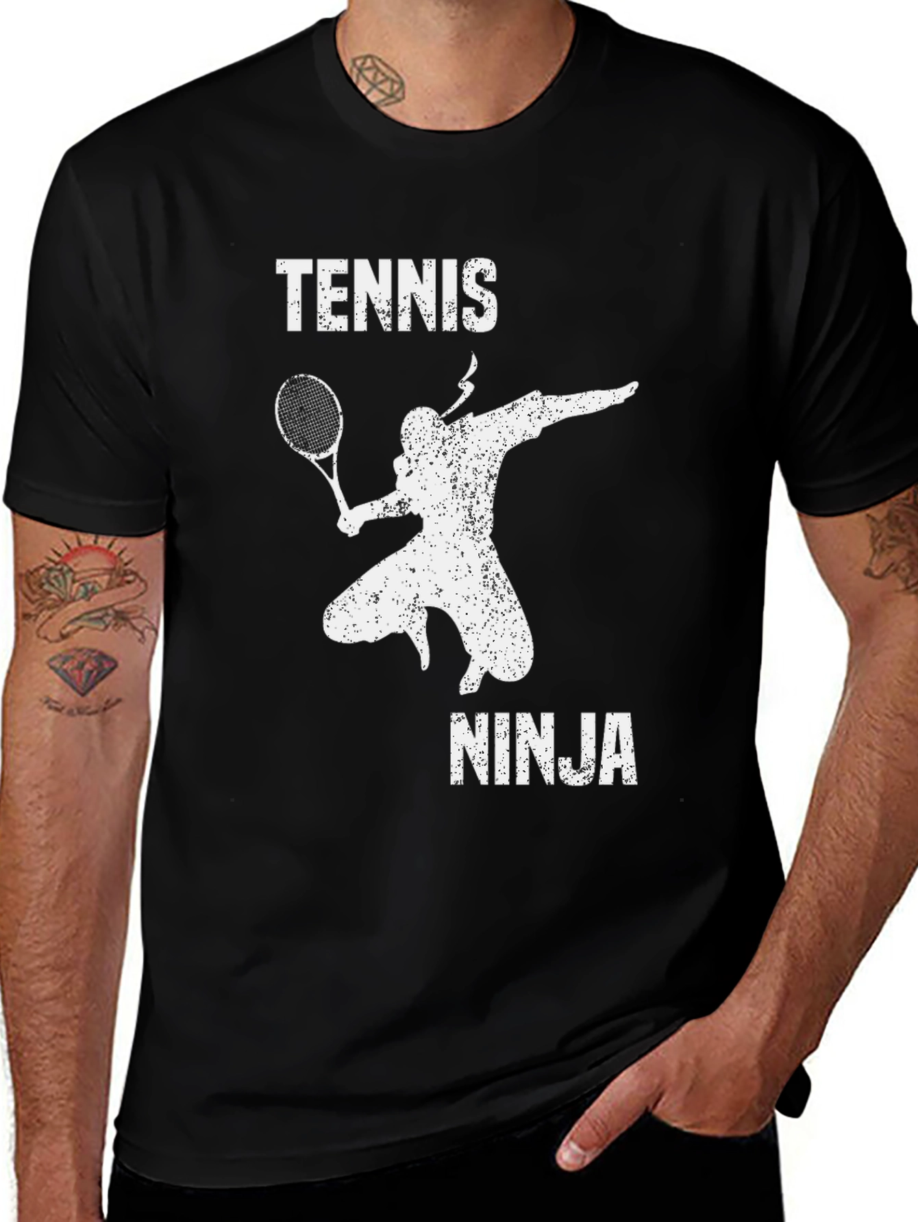Tennis Ninja Graphic T-Shirt