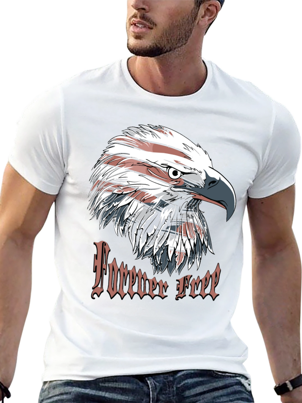 Forever Free Eagle Graphic Tee