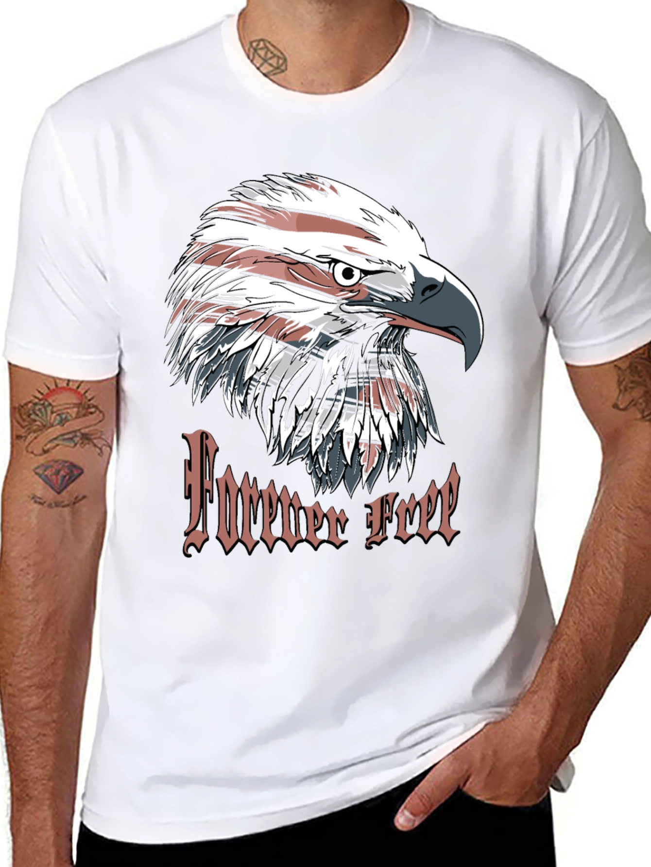Forever Free Eagle Graphic Tee