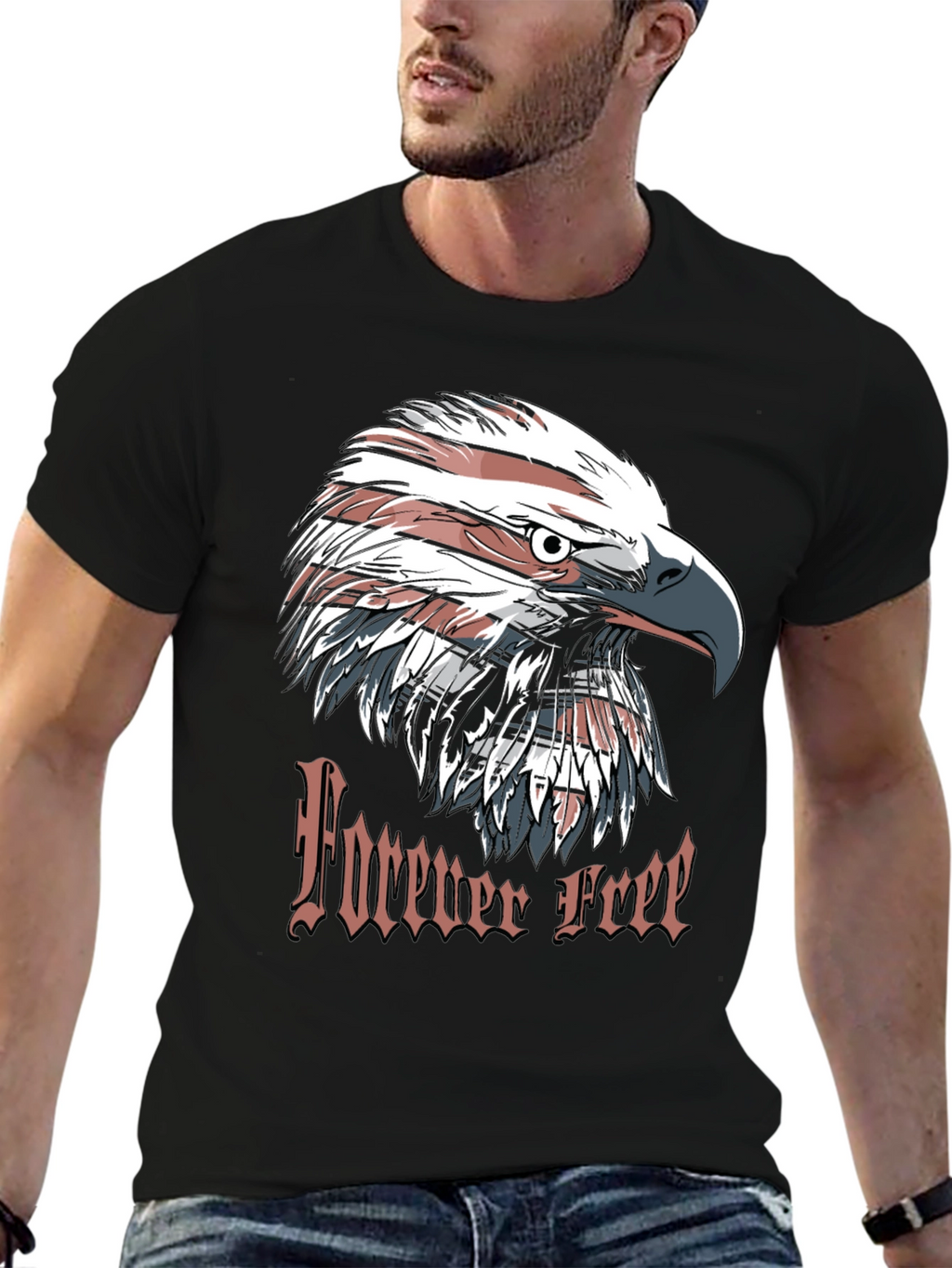 Forever Free Eagle Graphic Tee