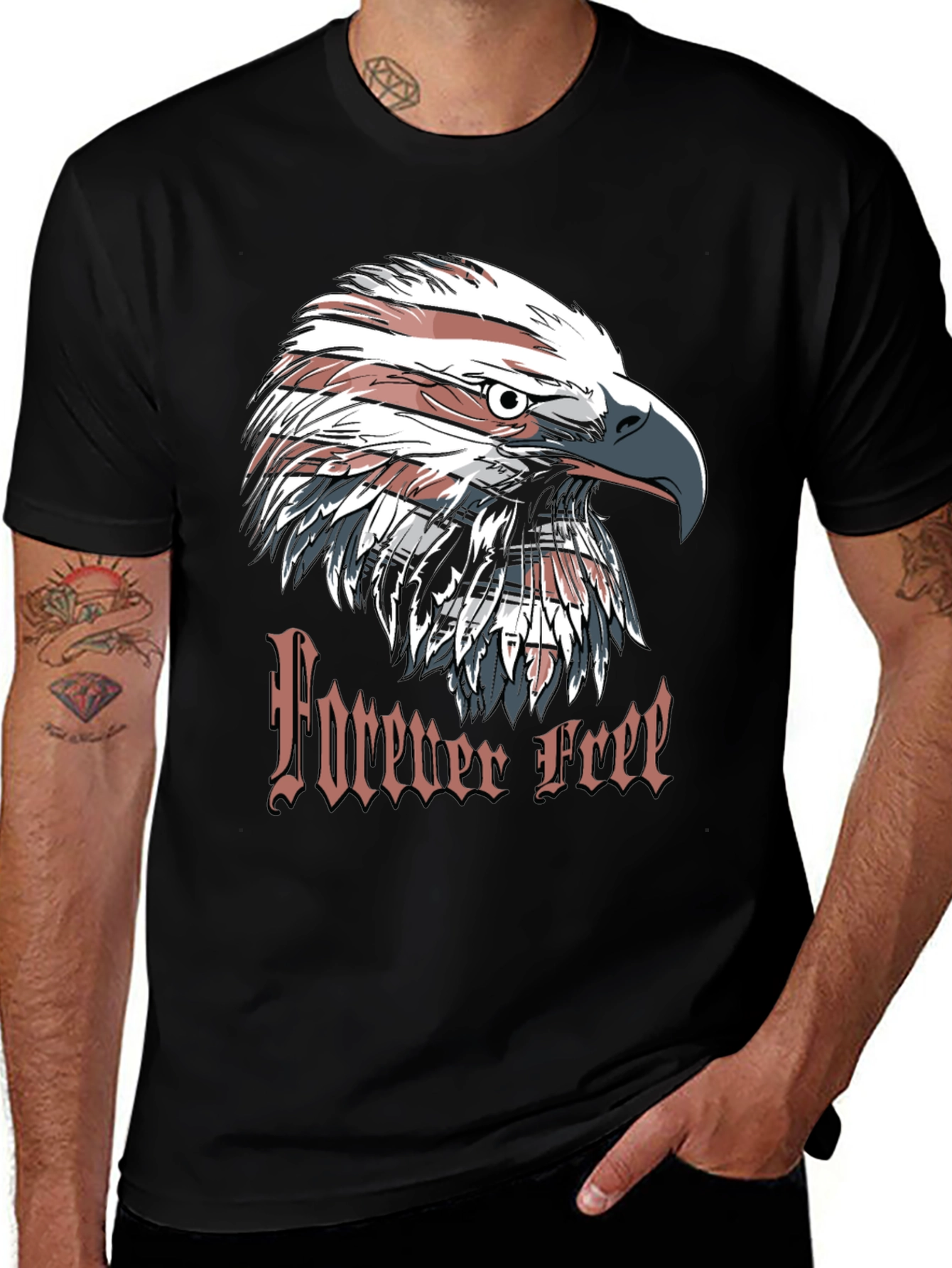 Forever Free Eagle Graphic Tee