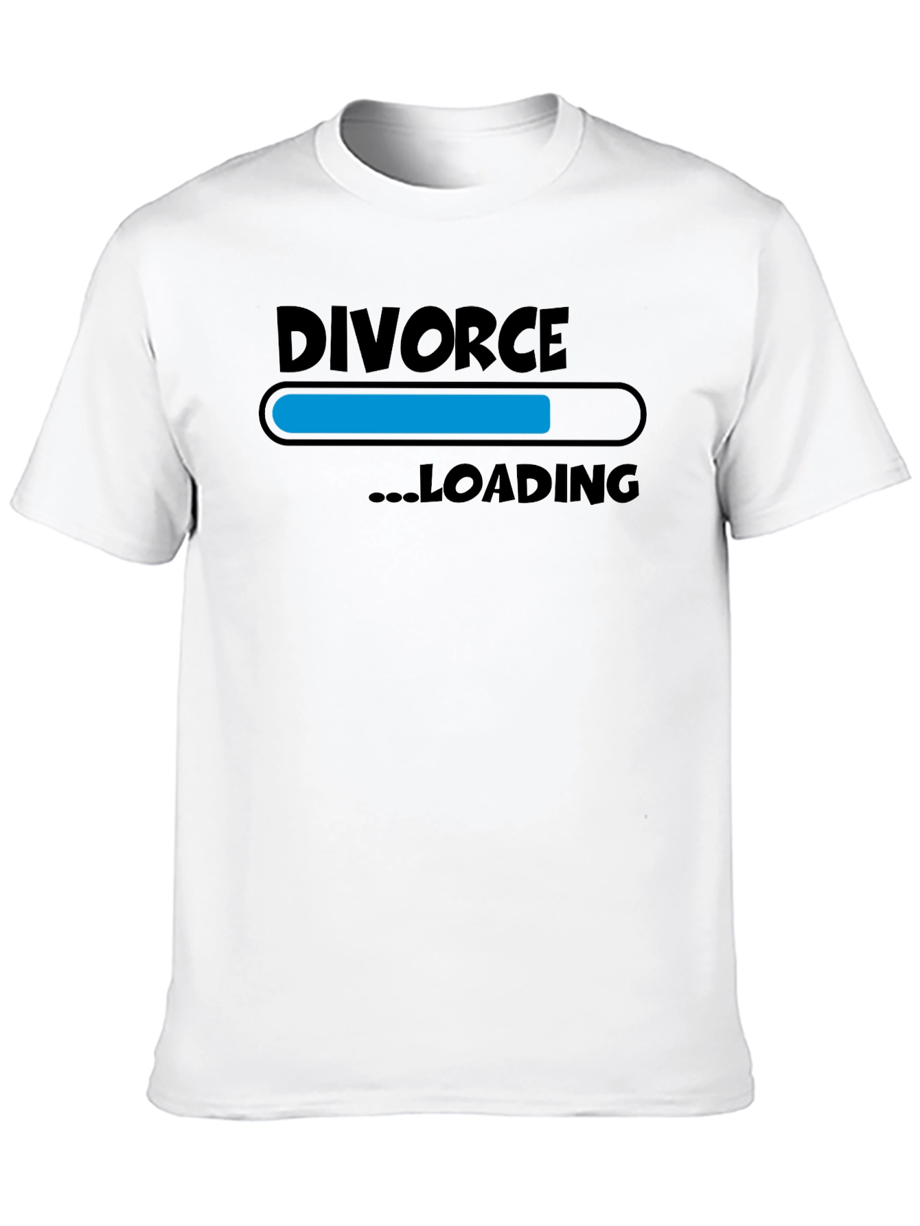 Divorce Loading Graphic Print T-Shirt