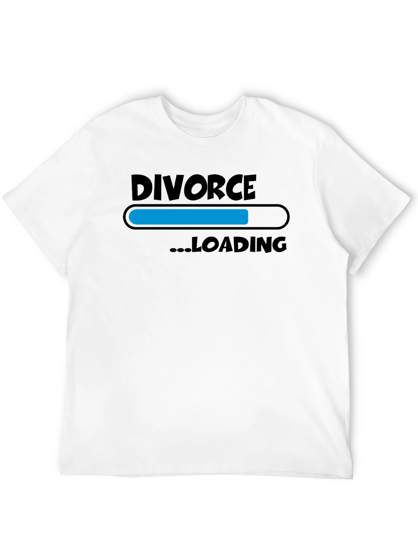 Divorce Loading Graphic Print T-Shirt