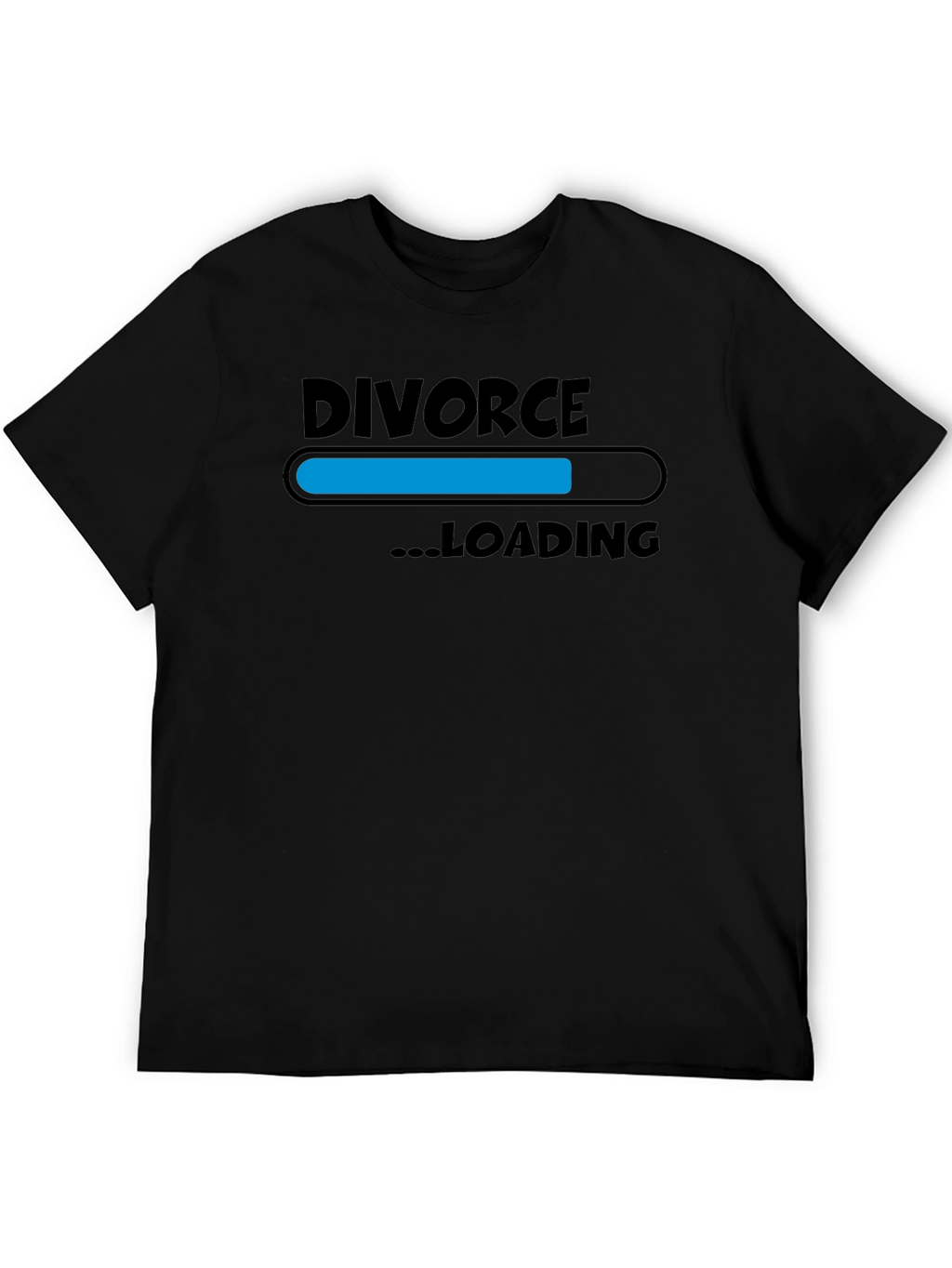 Divorce Loading Graphic Print T-Shirt