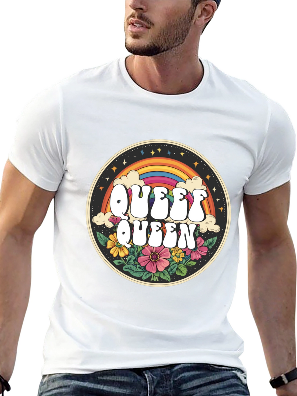 Queer Queen Retro Graphic T-Shirt