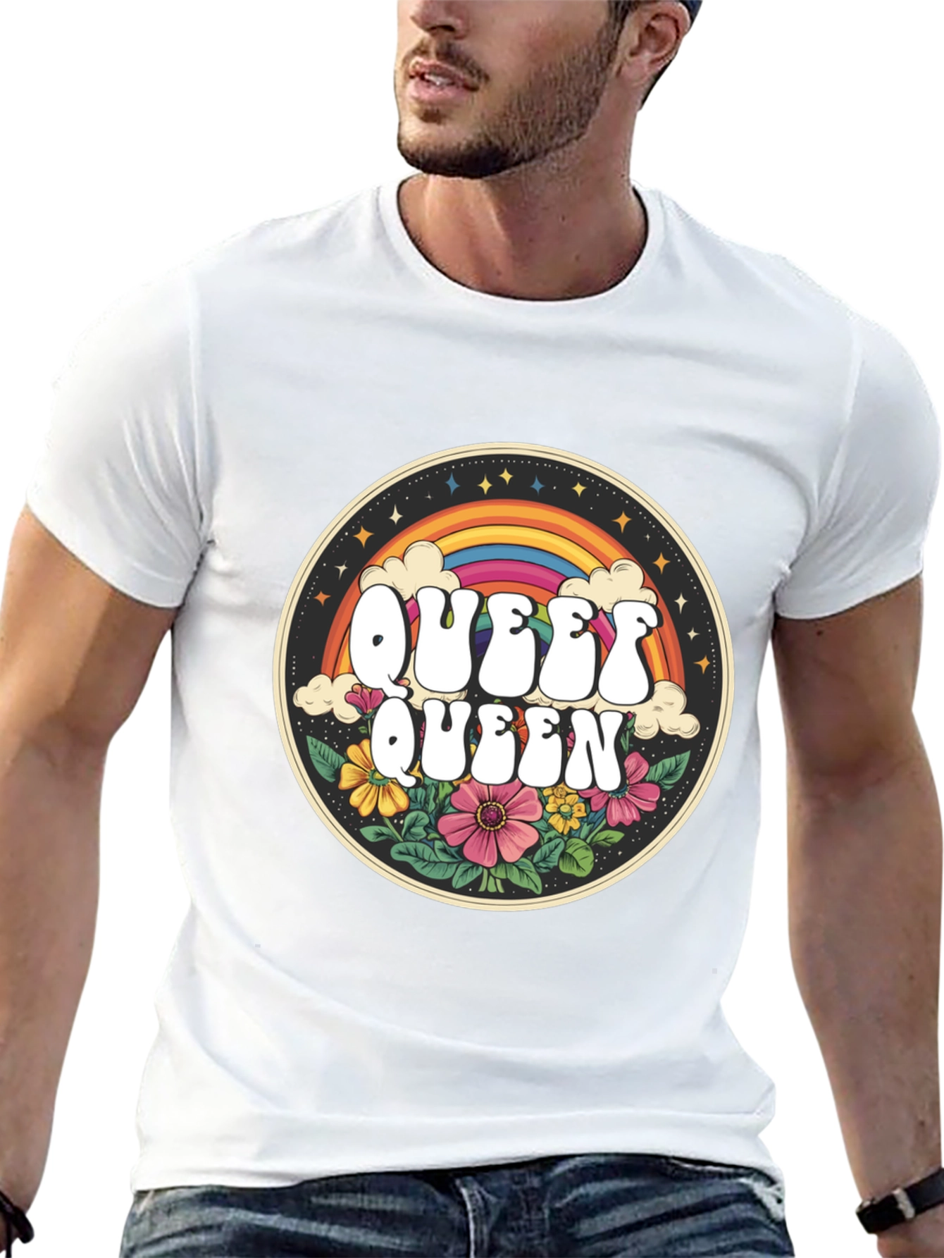 Queer Queen Retro Graphic T-Shirt