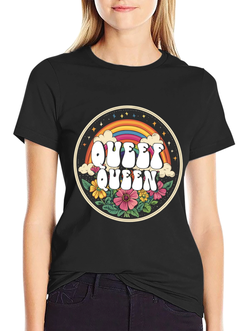 Queer Queen Retro Graphic T-Shirt